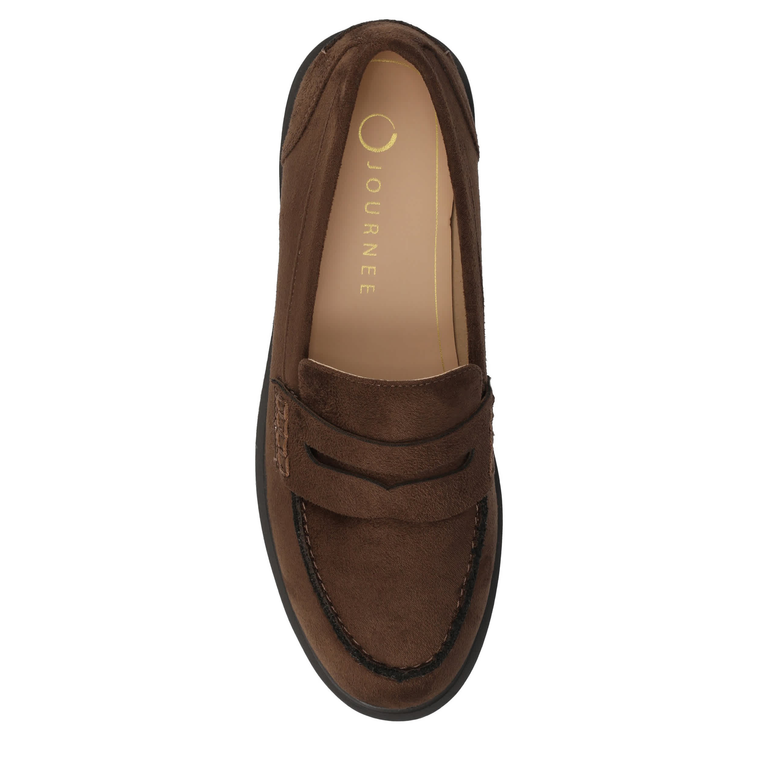 JOURNEE COLLECTION-WOMENS BROOKS LOAFER-CHOCOLATE & 