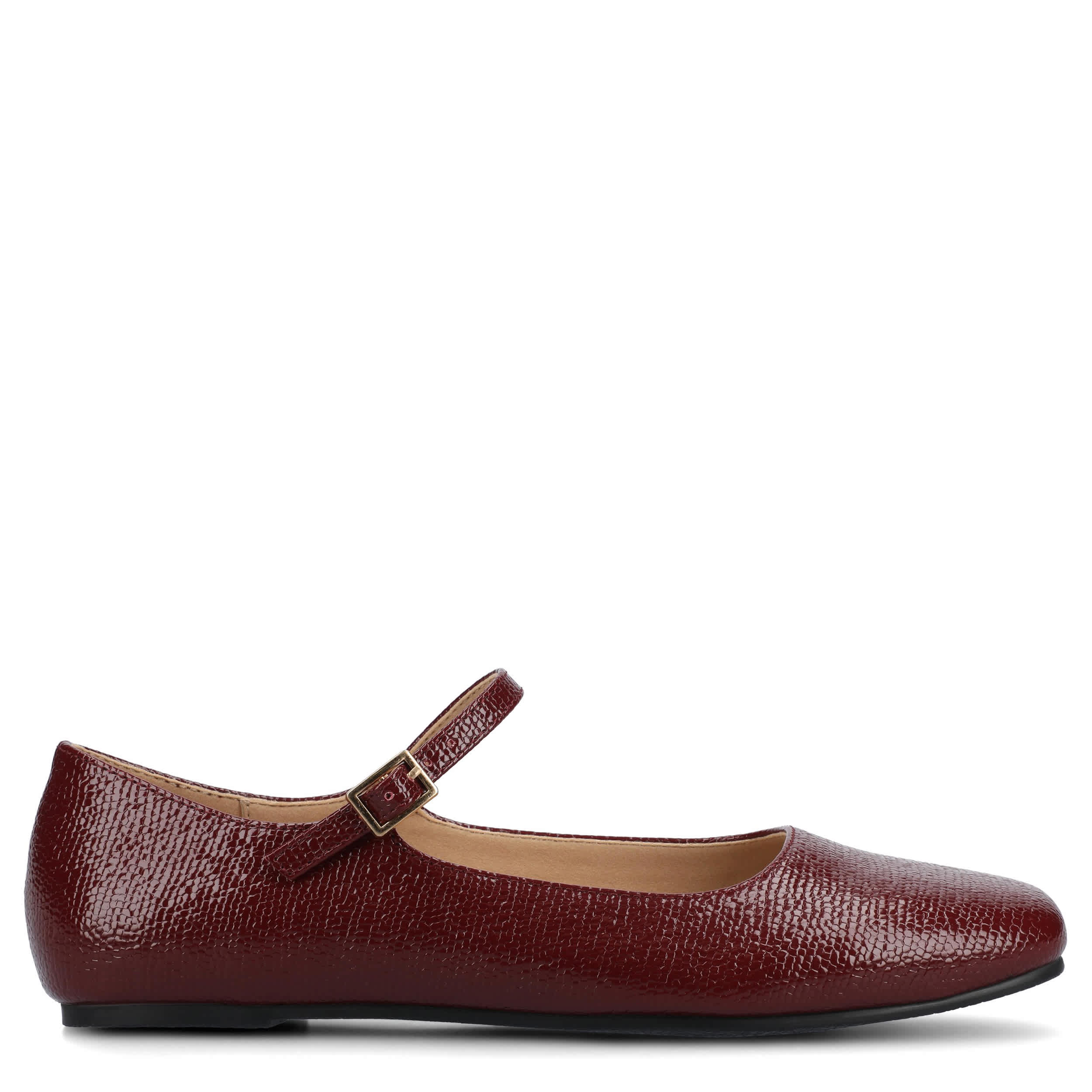 JOURNEE COLLECTION-WOMENS CARRIE FLAT-BURGUNDY & 
