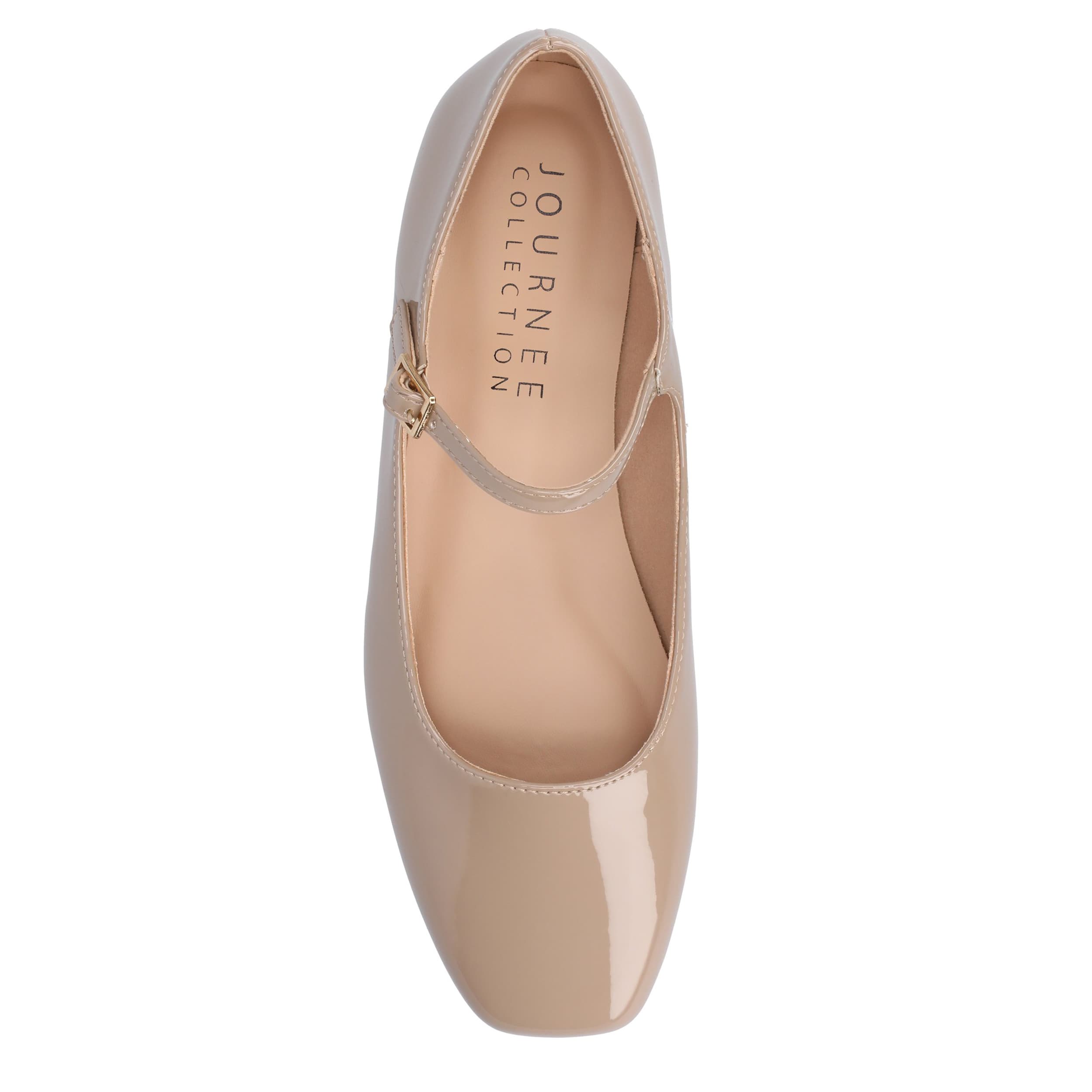 JOURNEE COLLECTION-WOMENS CARRIE FLAT-TAUPE & 