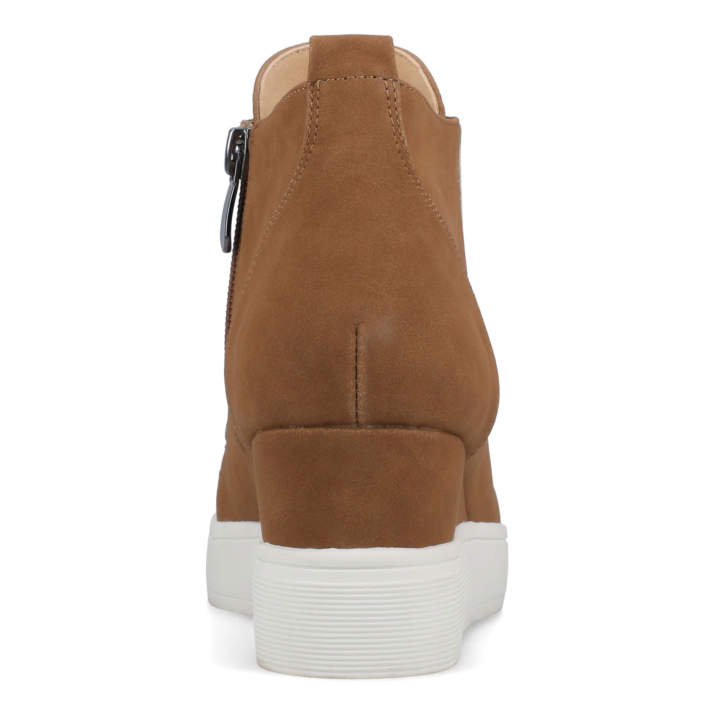 JOURNEE COLLECTION-WOMENS CLARA WEDGE SNEAKER-TAN & 