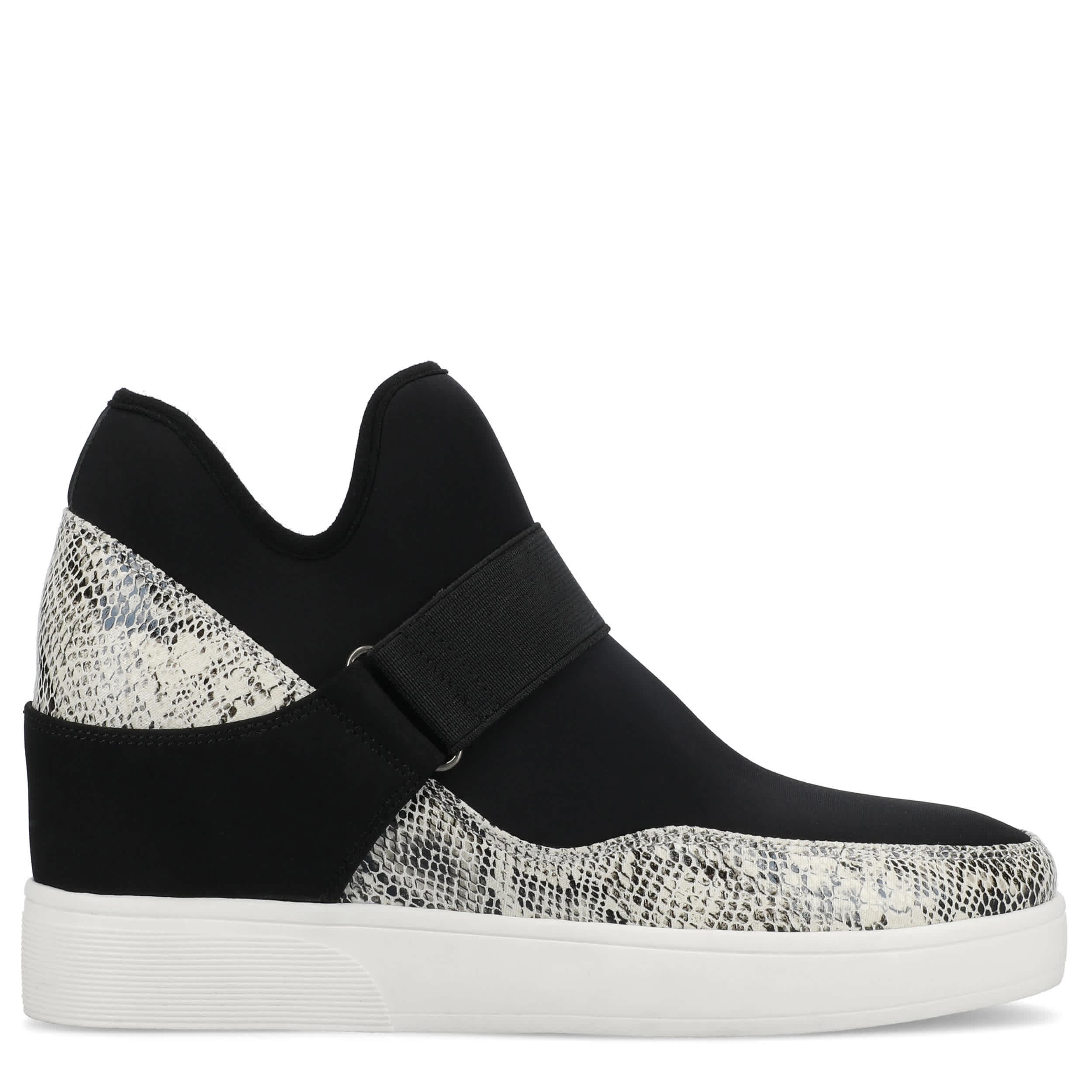 JOURNEE COLLECTION-WOMENS DAMARI WEDGE SNEAKER-SNAKE & 