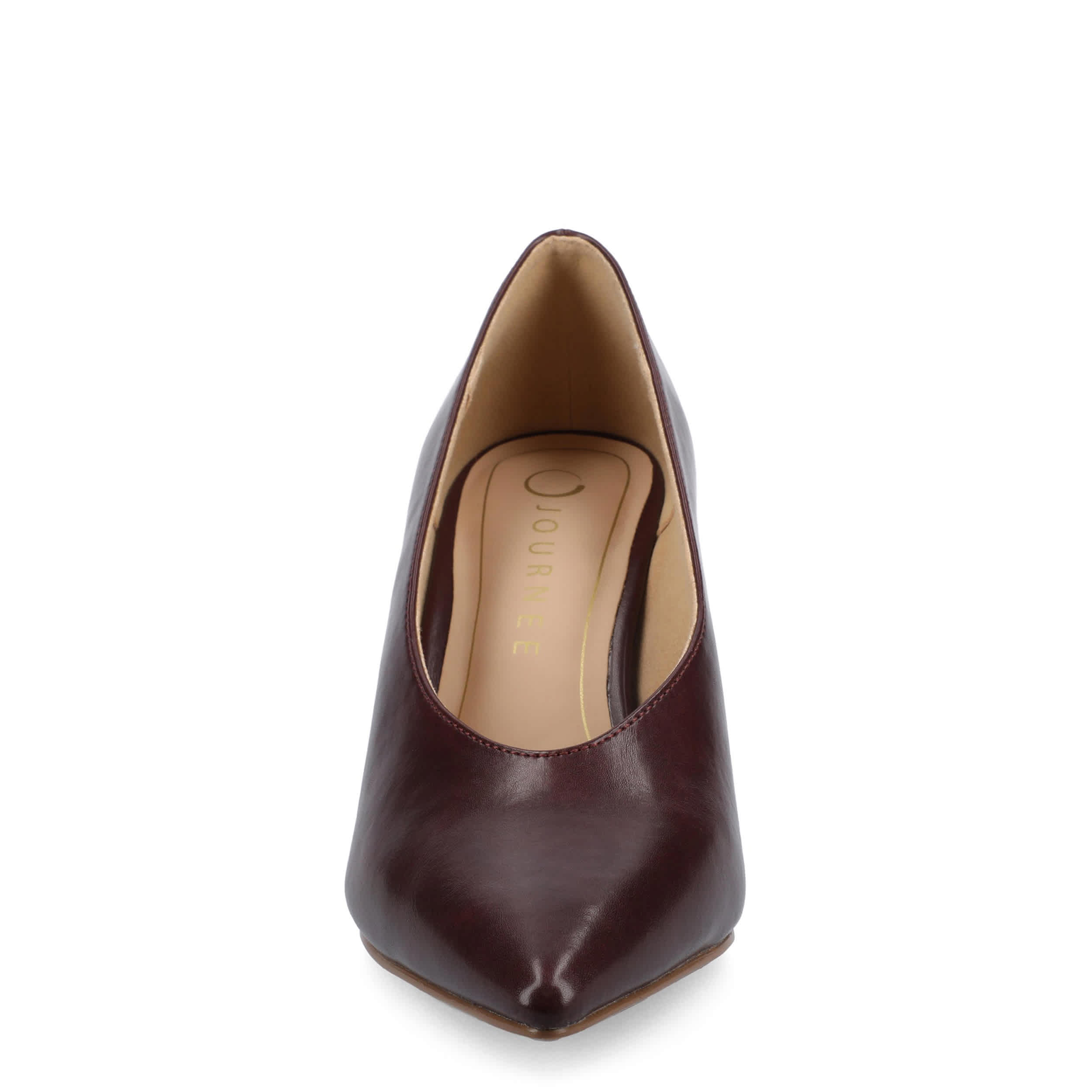 JOURNEE COLLECTION-WOMENS DANIKA WEDGE-BURGUNDY & 