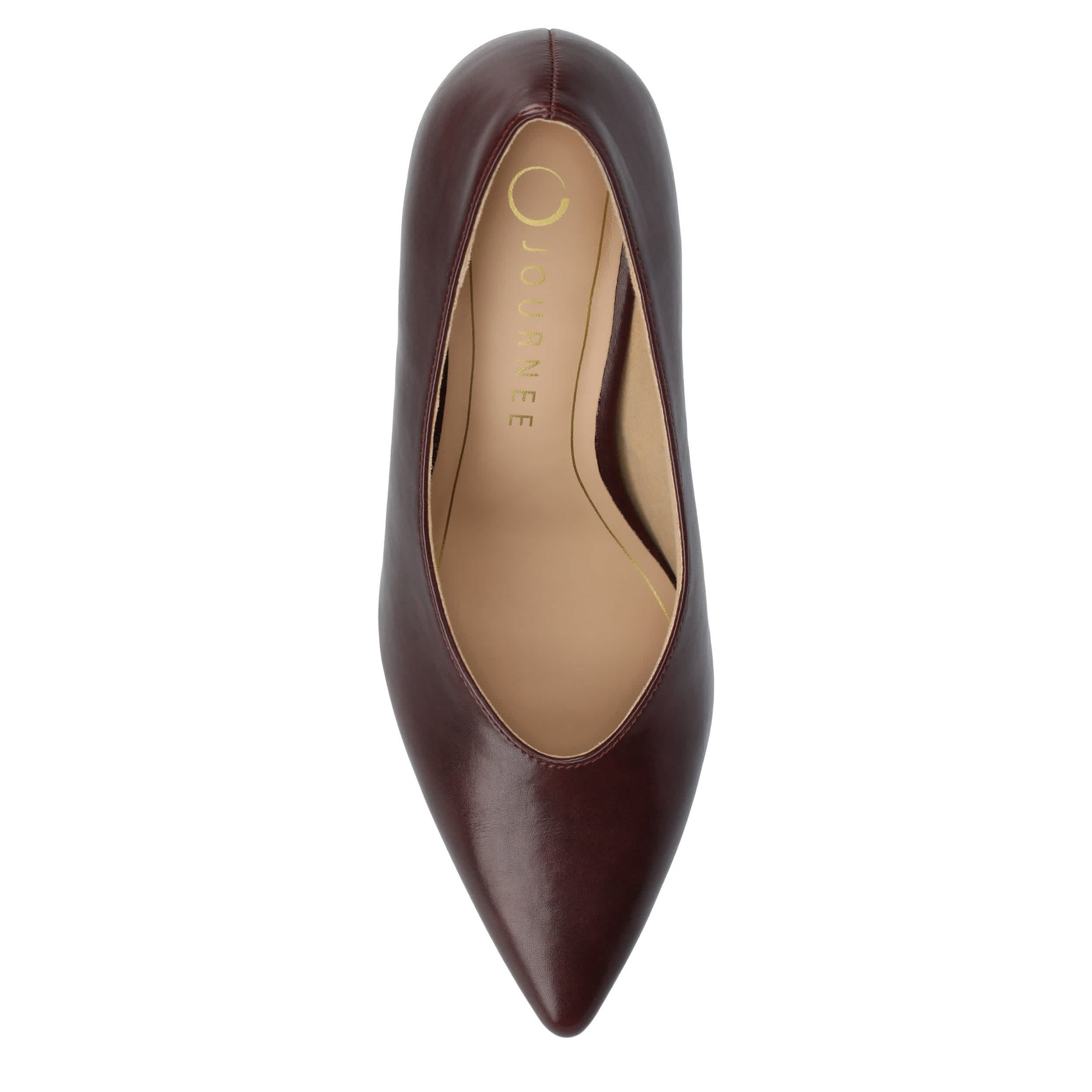 JOURNEE COLLECTION-WOMENS DANIKA WEDGE-BURGUNDY & 