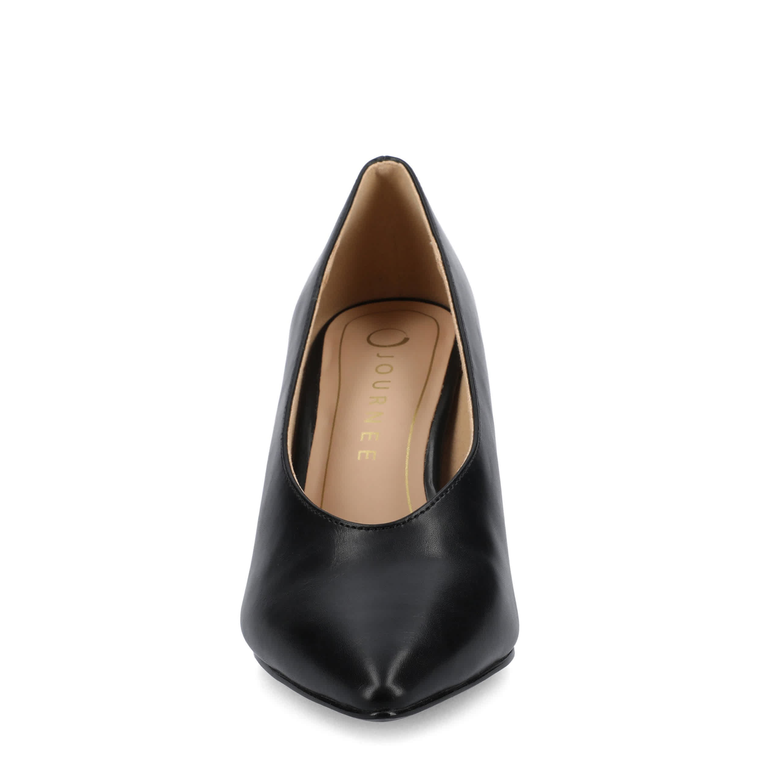 JOURNEE COLLECTION-WOMENS DANIKA WEDGE-BLACK & 