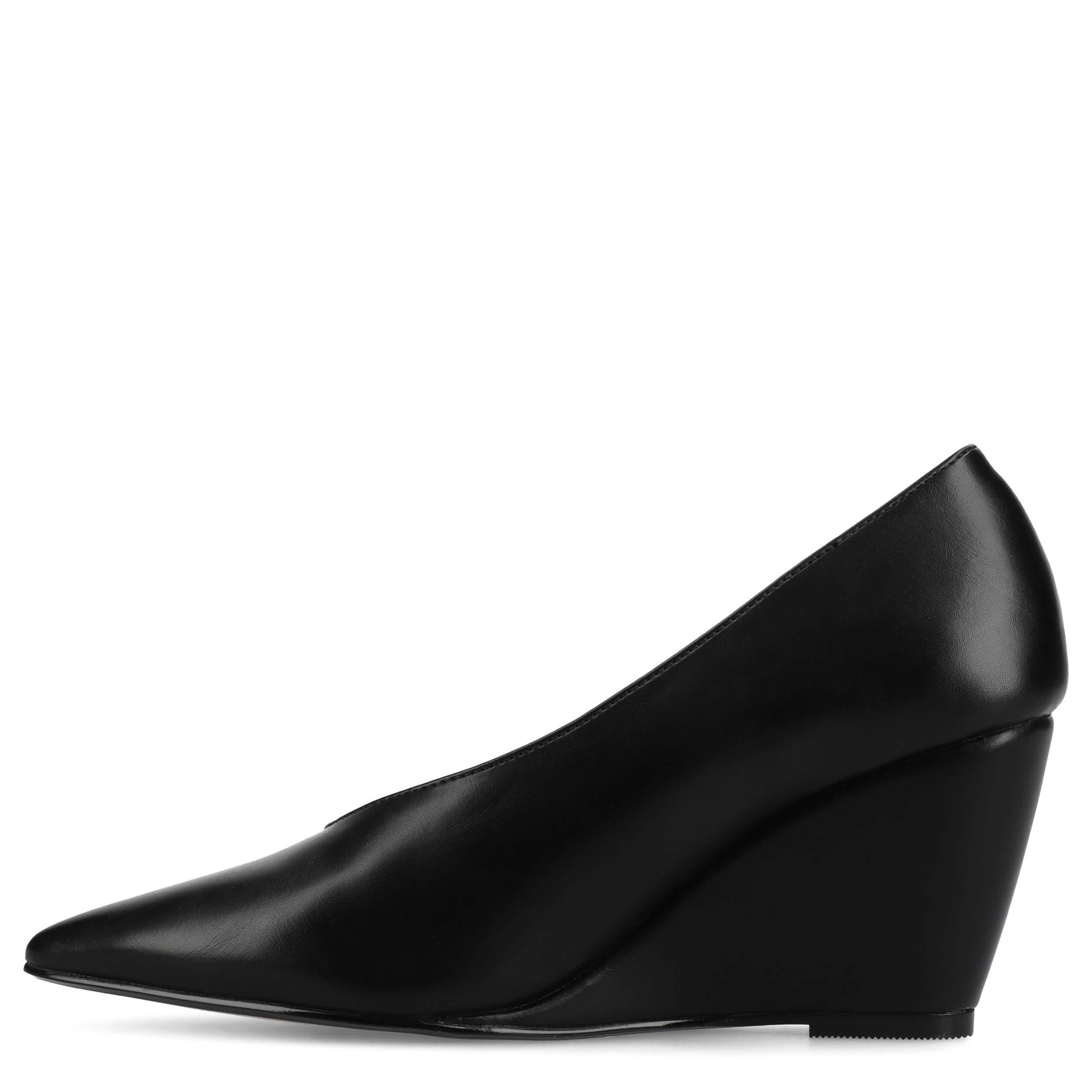 JOURNEE COLLECTION-WOMENS DANIKA WEDGE-BLACK & 