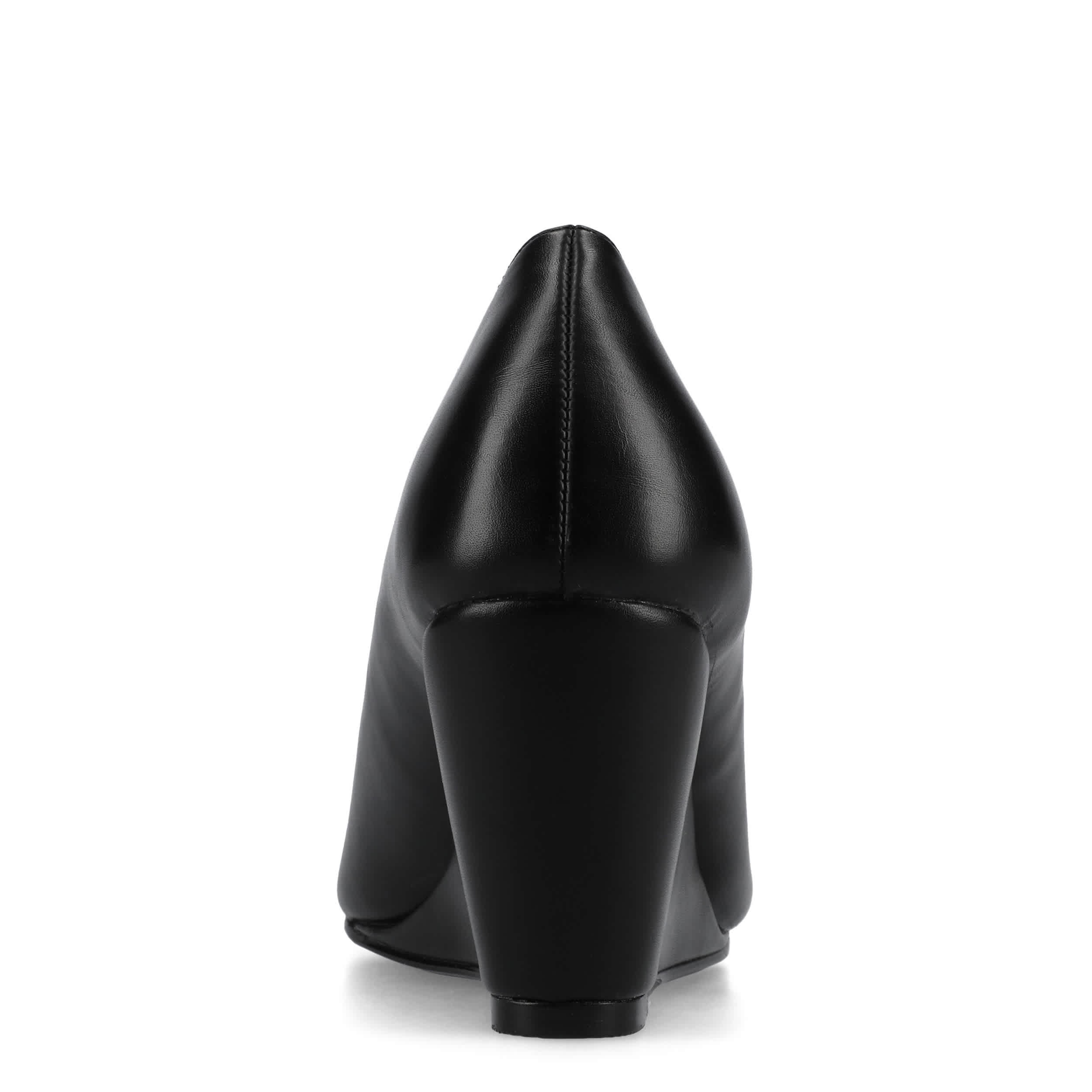 JOURNEE COLLECTION-WOMENS DANIKA WEDGE-BLACK & 