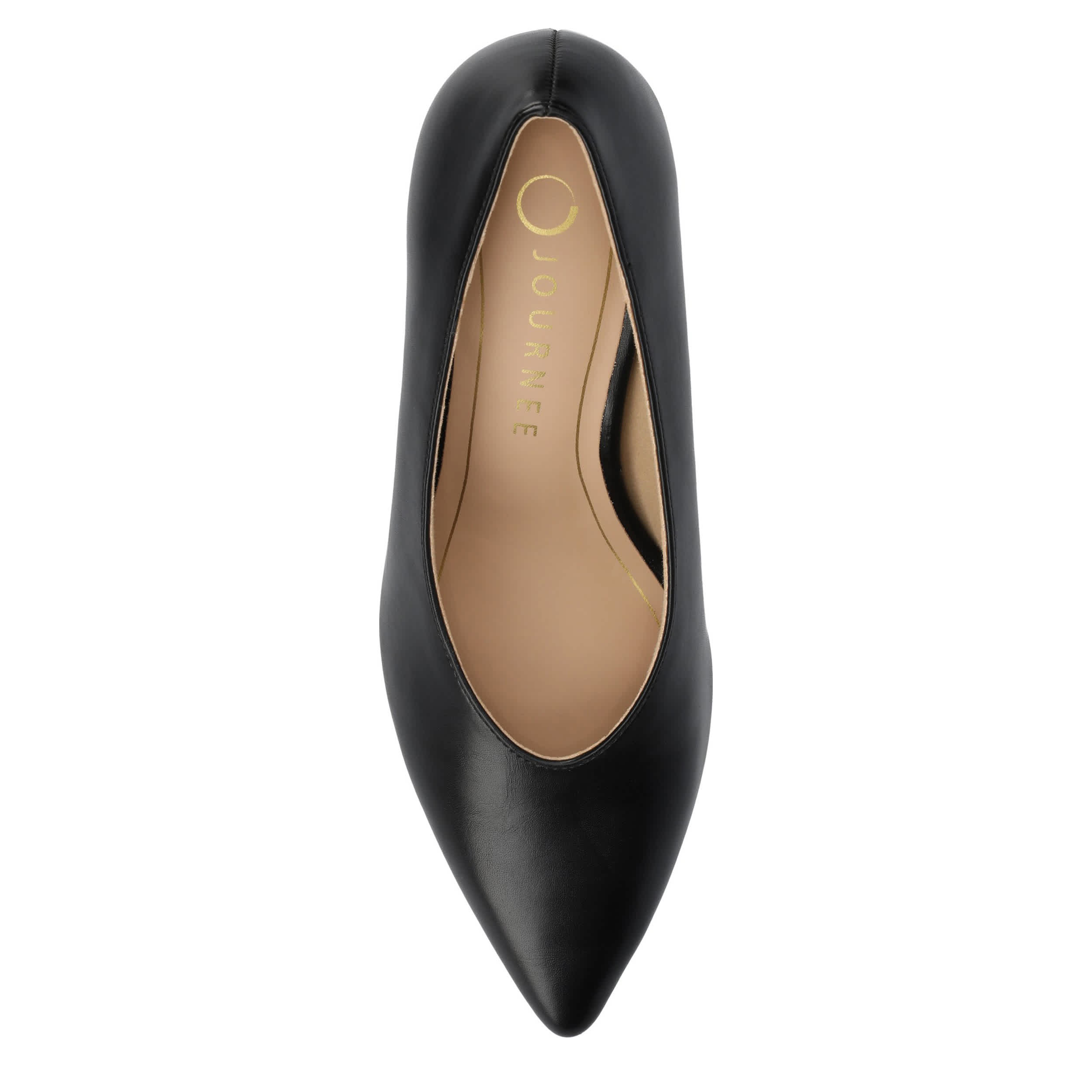 JOURNEE COLLECTION-WOMENS DANIKA WEDGE-BLACK & 