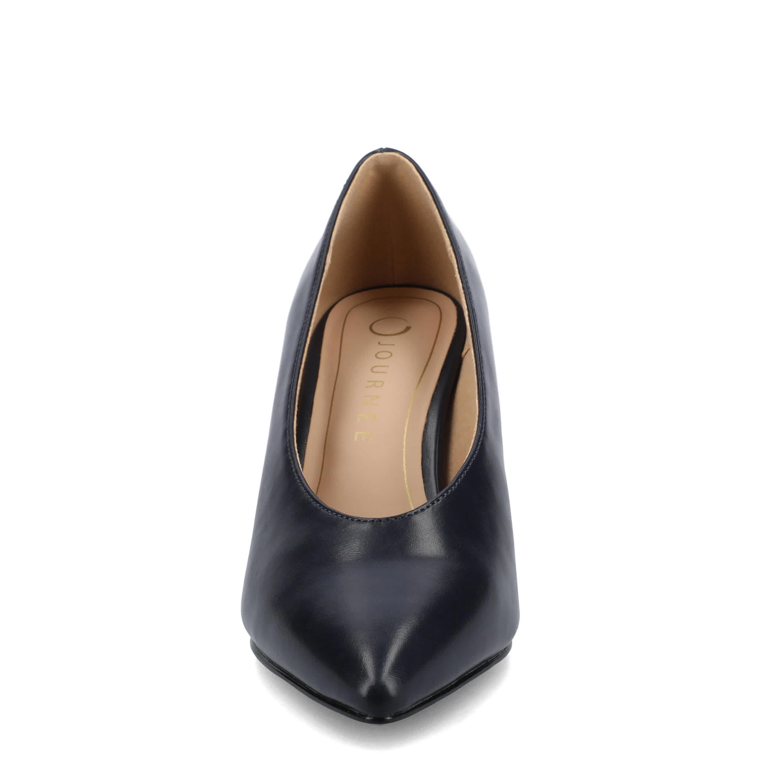 JOURNEE COLLECTION-WOMENS DANIKA WEDGE-NAVY & 