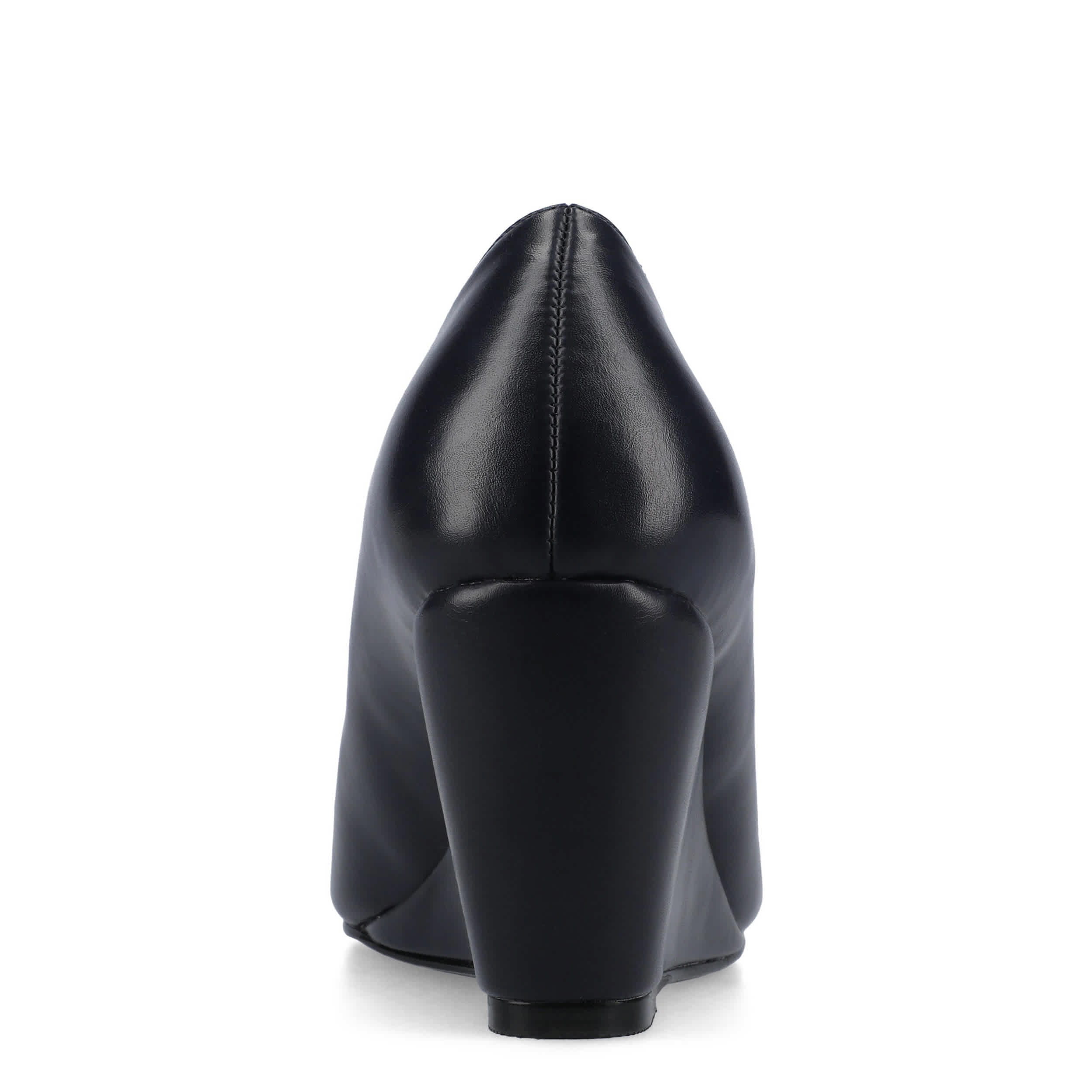 JOURNEE COLLECTION-WOMENS DANIKA WEDGE-NAVY & 