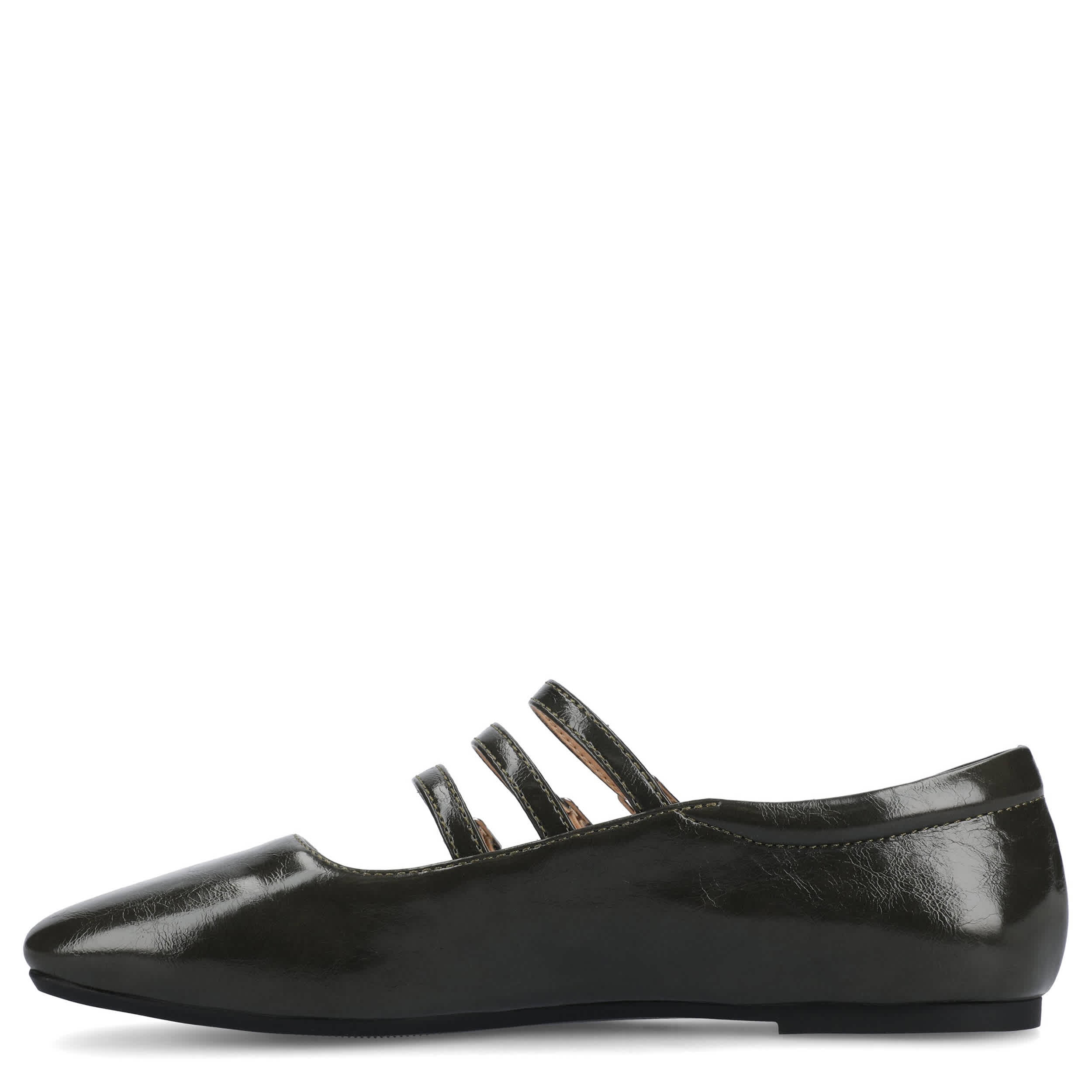 JOURNEE COLLECTION-WOMENS DARLIN FLAT-OLIVE & 