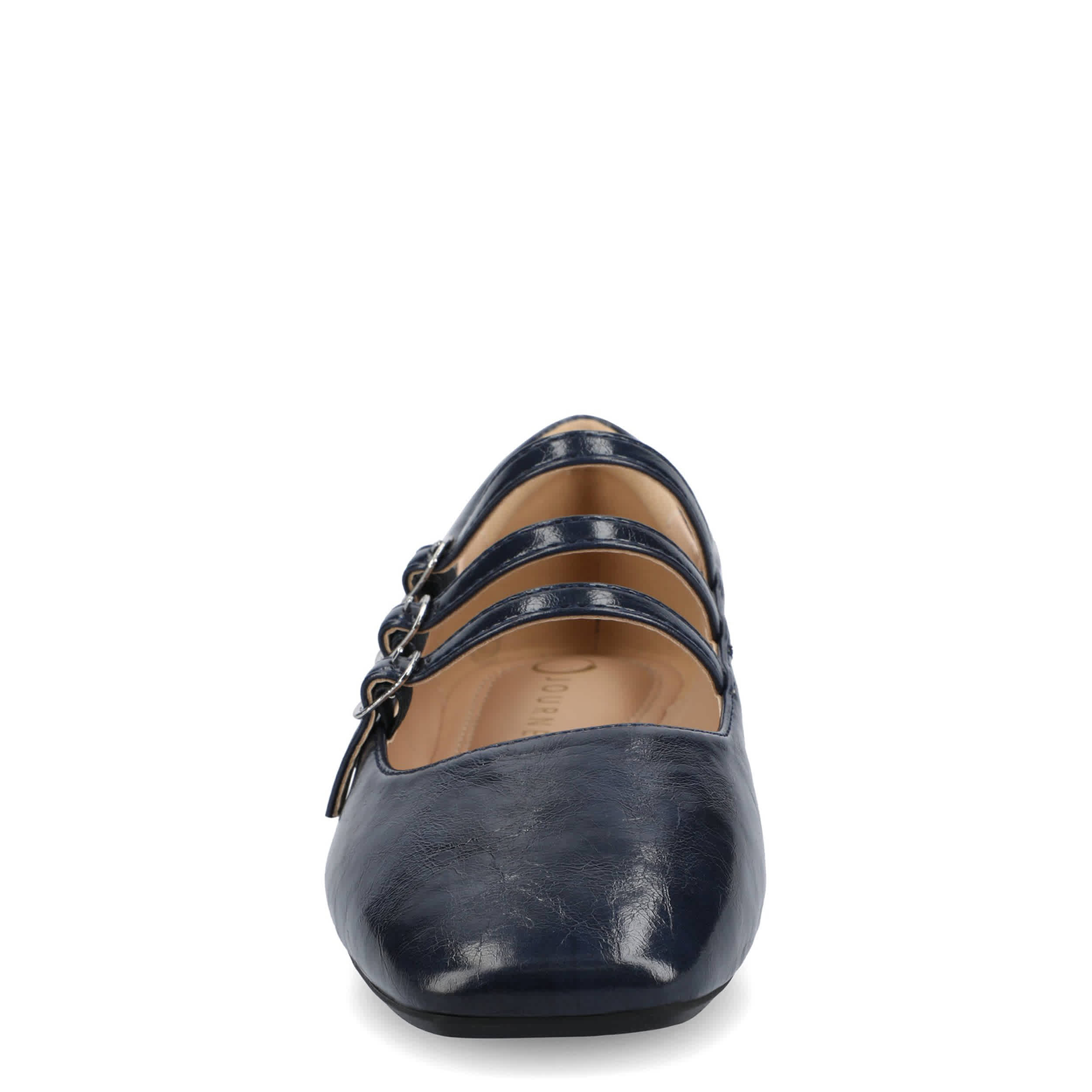JOURNEE COLLECTION-WOMENS DARLIN FLAT-NAVY & 