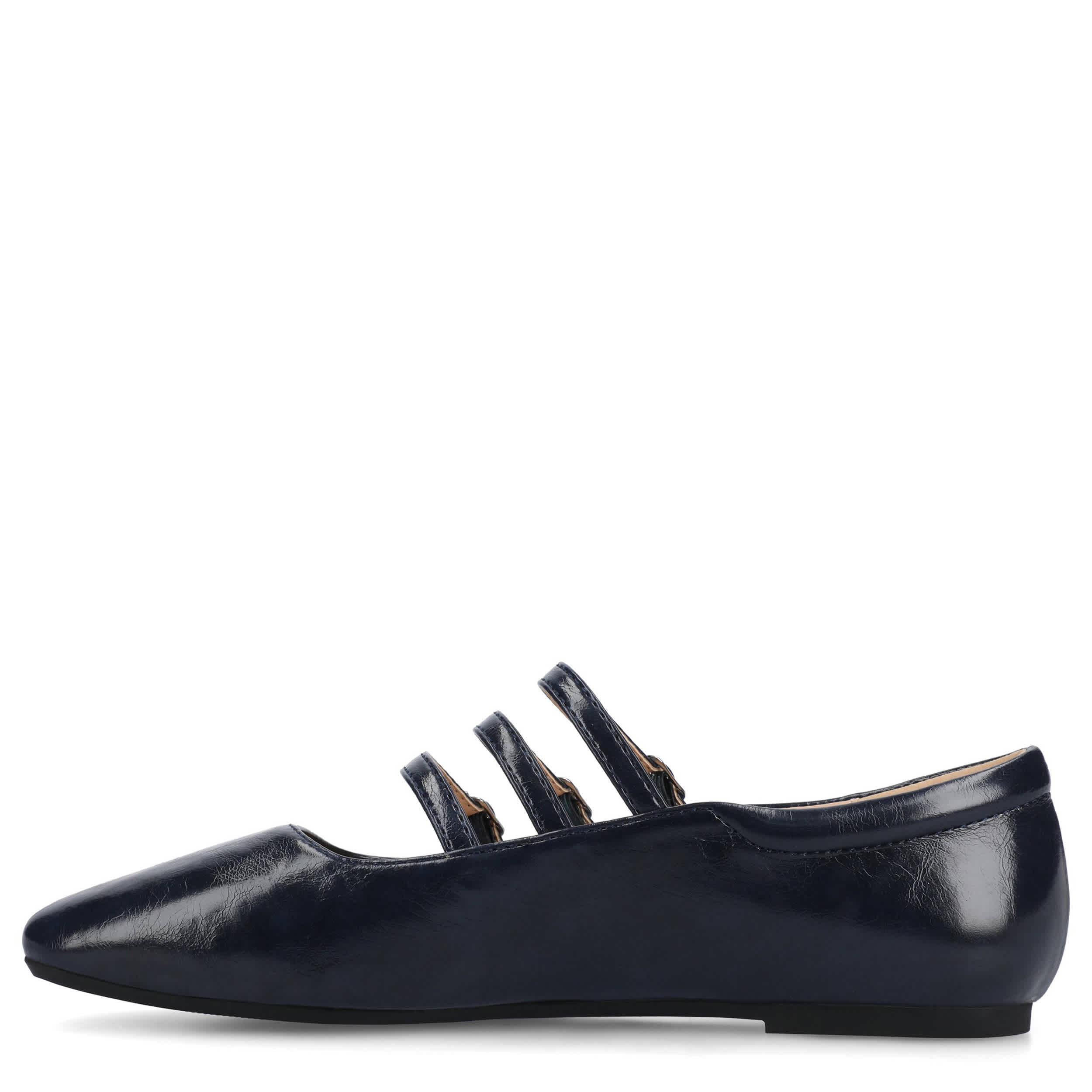 JOURNEE COLLECTION-WOMENS DARLIN FLAT-NAVY & 