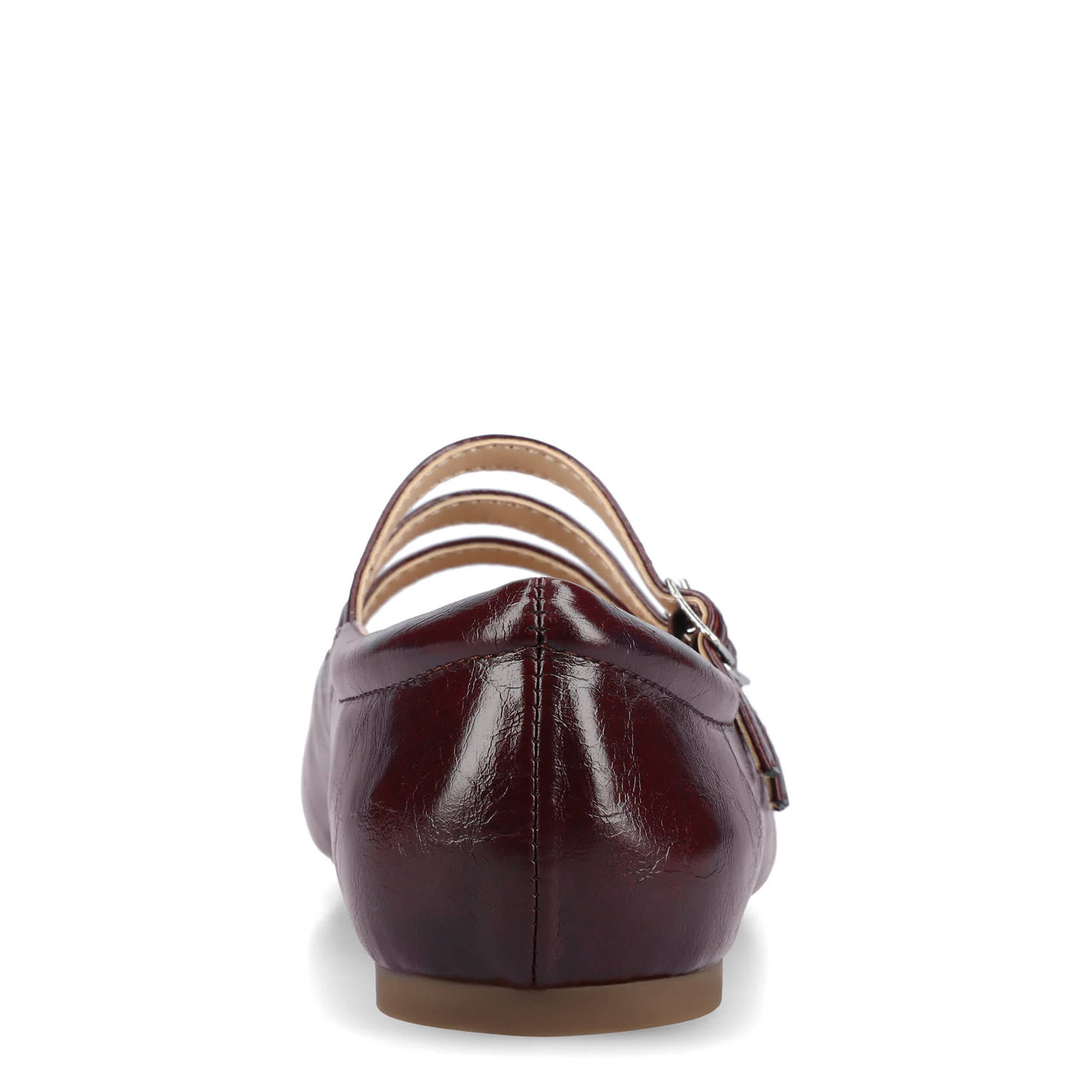 JOURNEE COLLECTION-WOMENS DARLIN FLAT-BURGUNDY & 