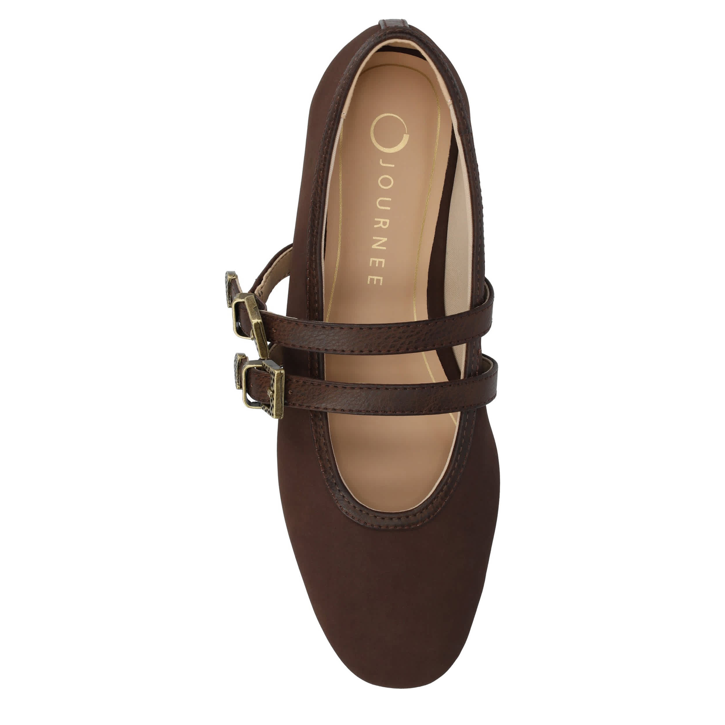 JOURNEE COLLECTION-WOMENS FLORENE-CHOCOLATE & 