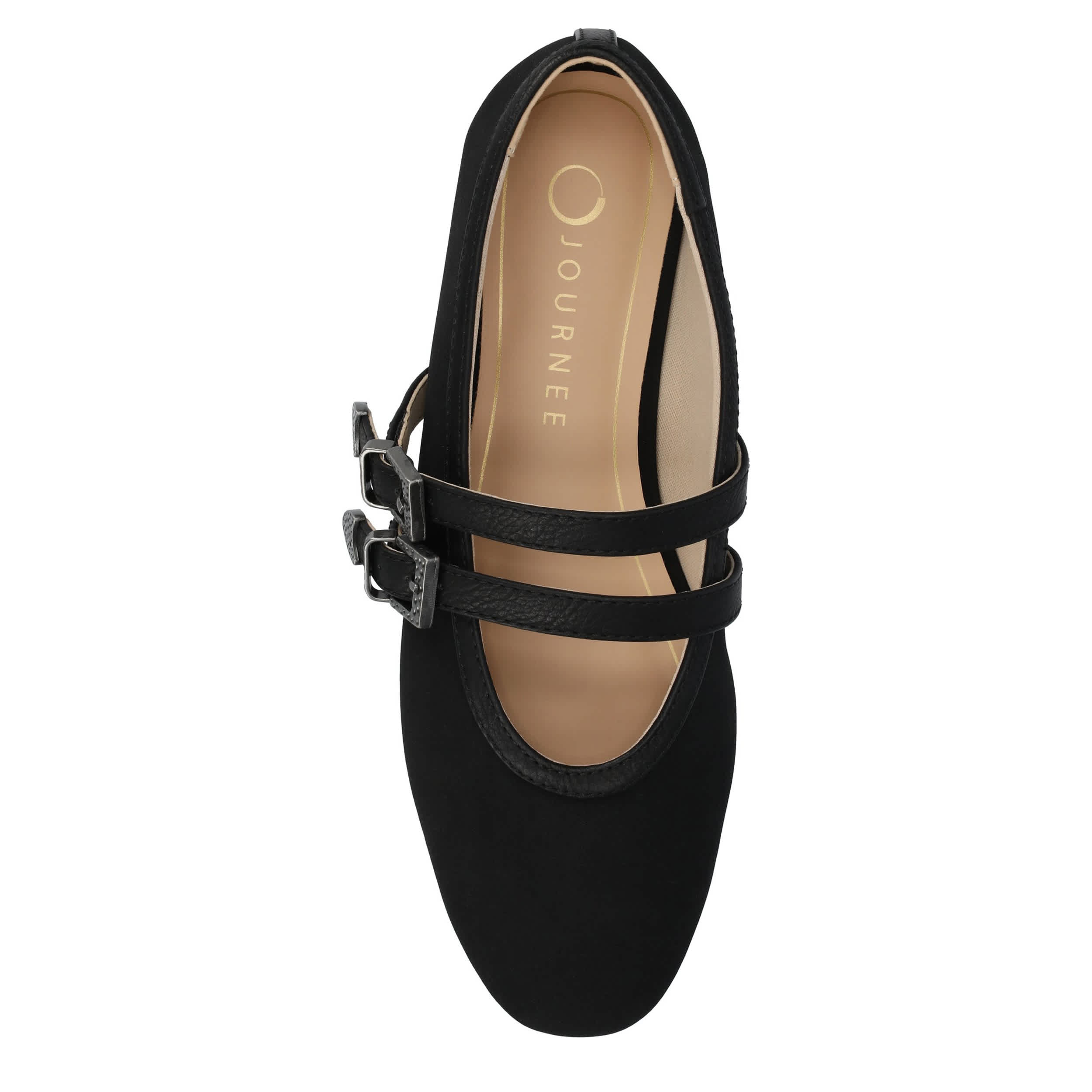 JOURNEE COLLECTION-WOMENS FLORENE-BLACK & 