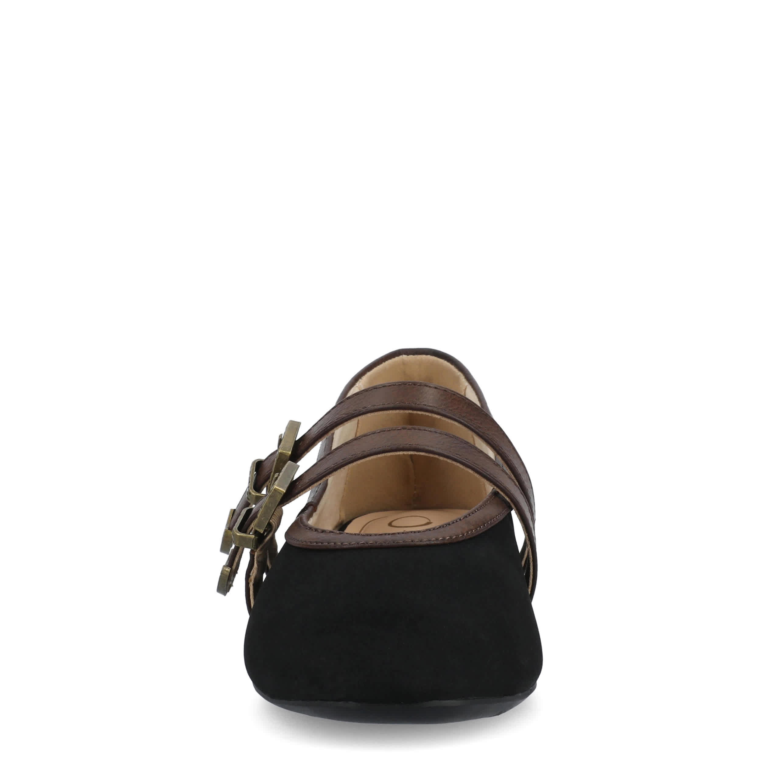 JOURNEE COLLECTION-WOMENS FLORENE-BLACK & CHOCOLATE