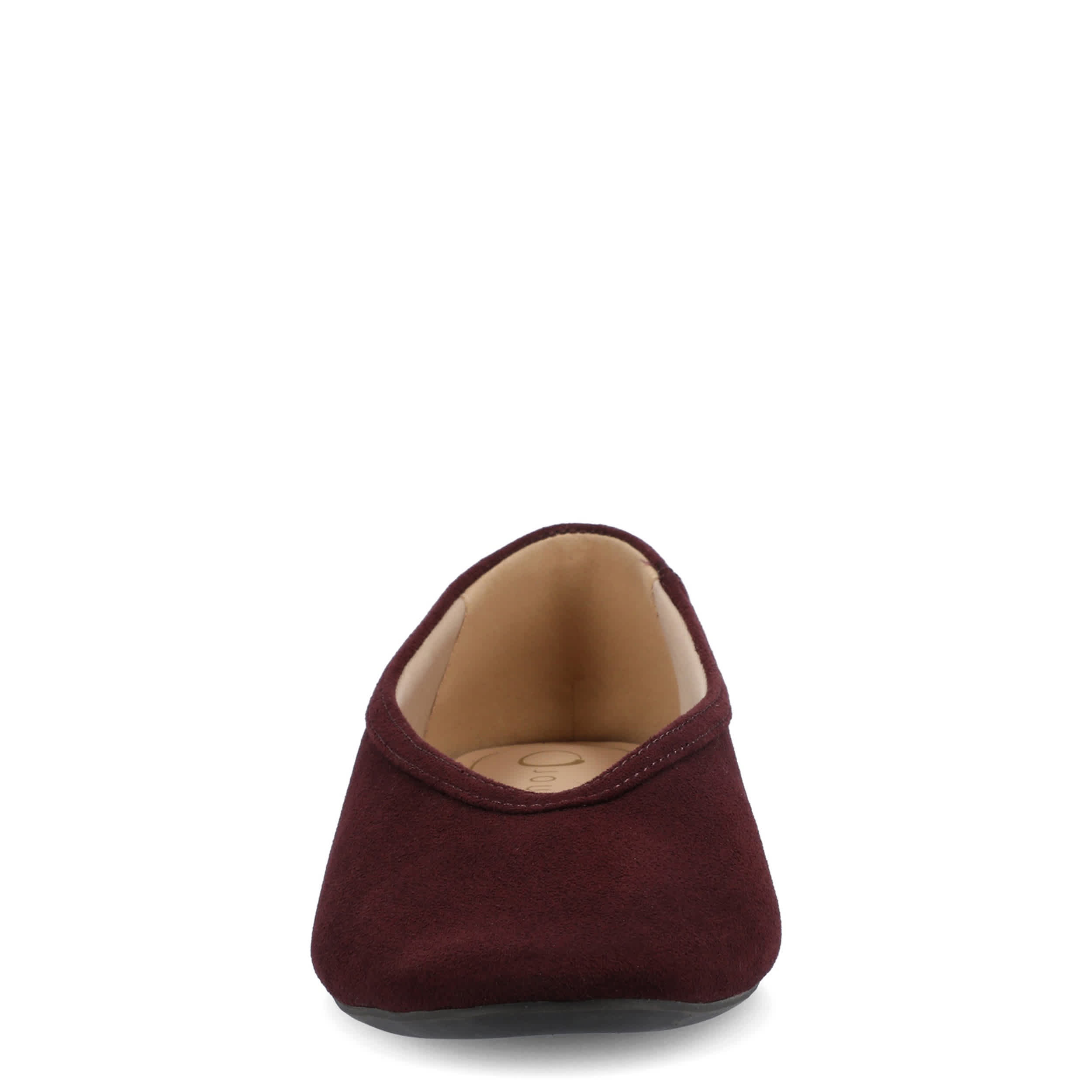JOURNEE COLLECTION-WOMENS FORTUNE FLAT-BURGUNDY & 