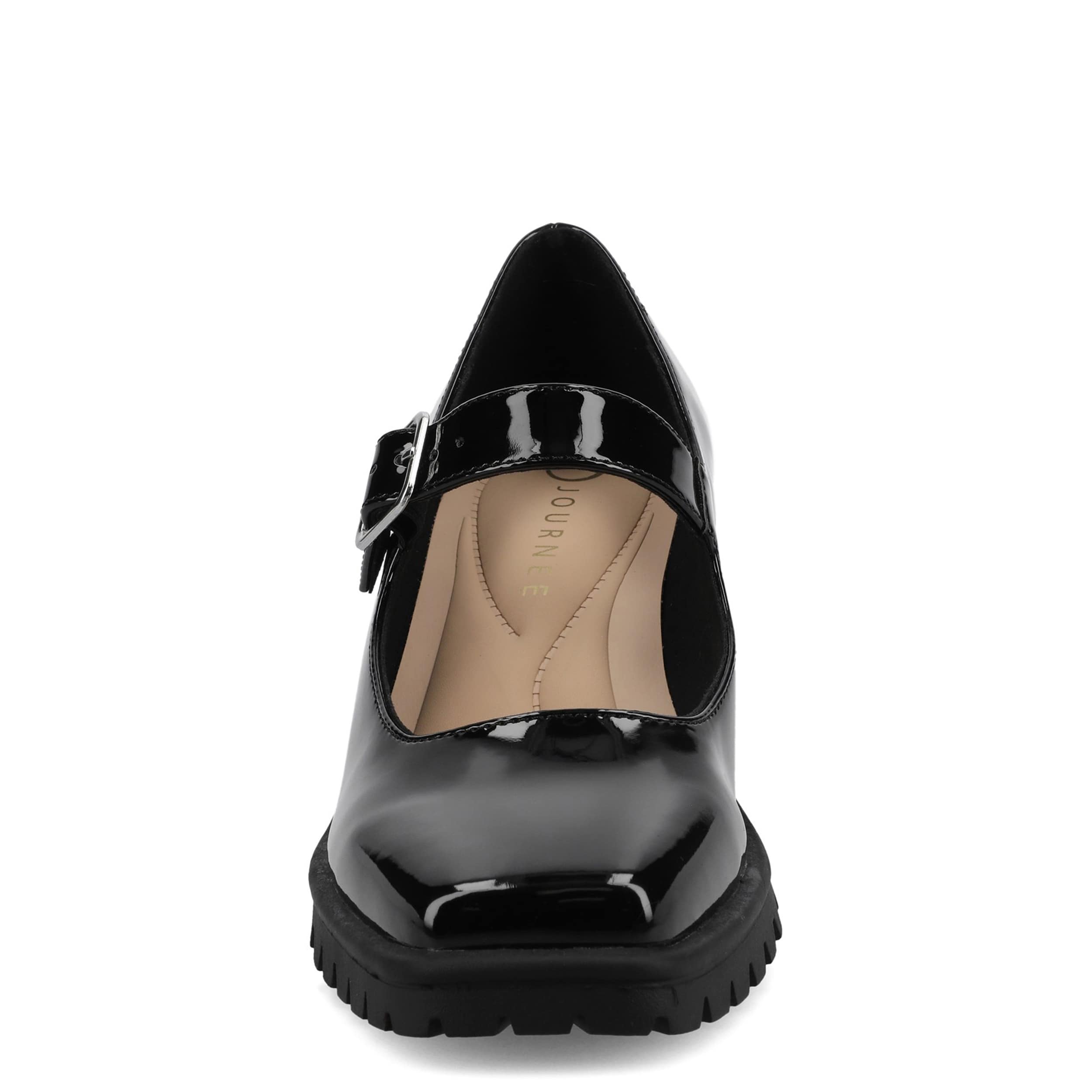 JOURNEE COLLECTION-WOMENS GLADYS PUMP-BLACK & 