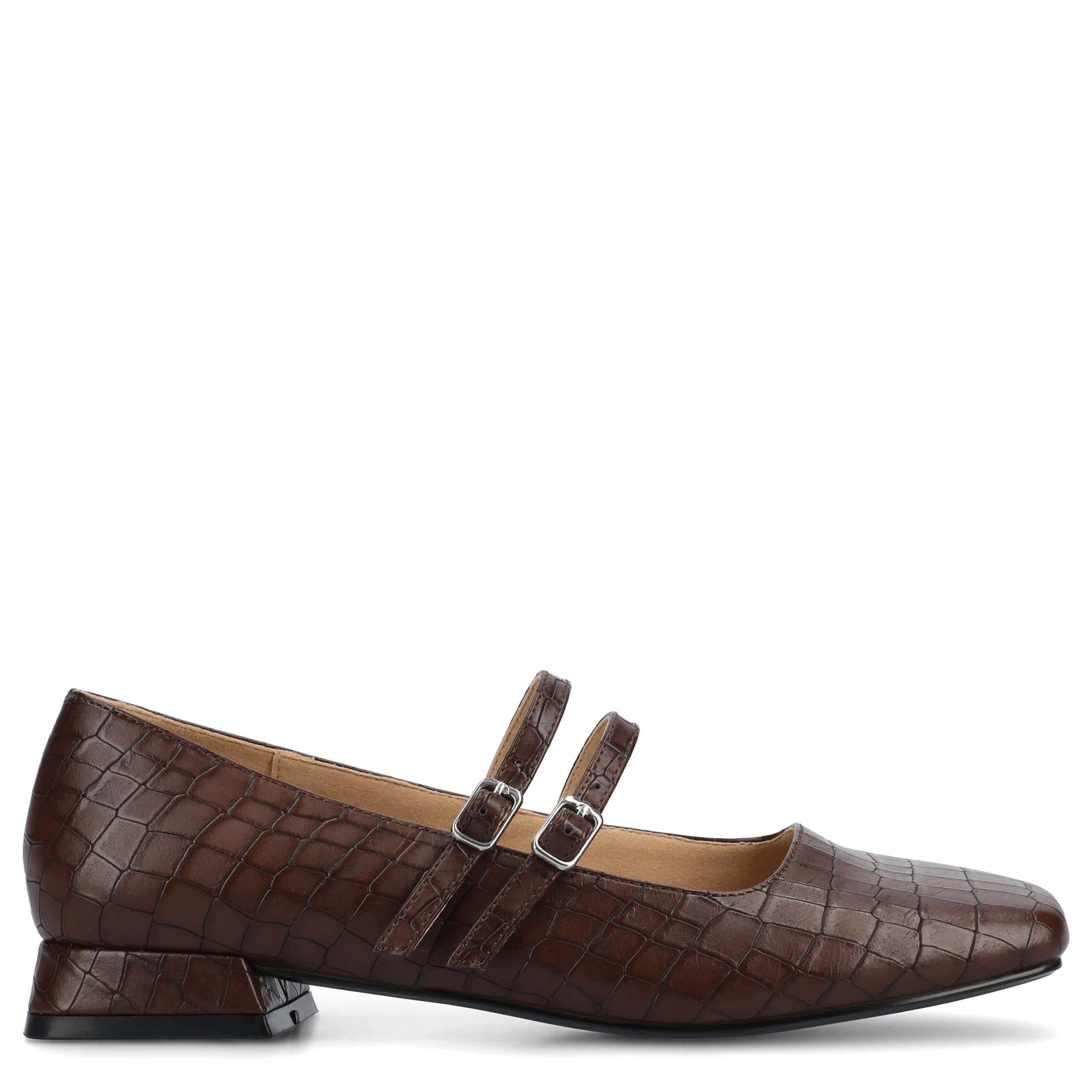 JOURNEE COLLECTION-WOMENS GREDAH FLAT-BROWN & 