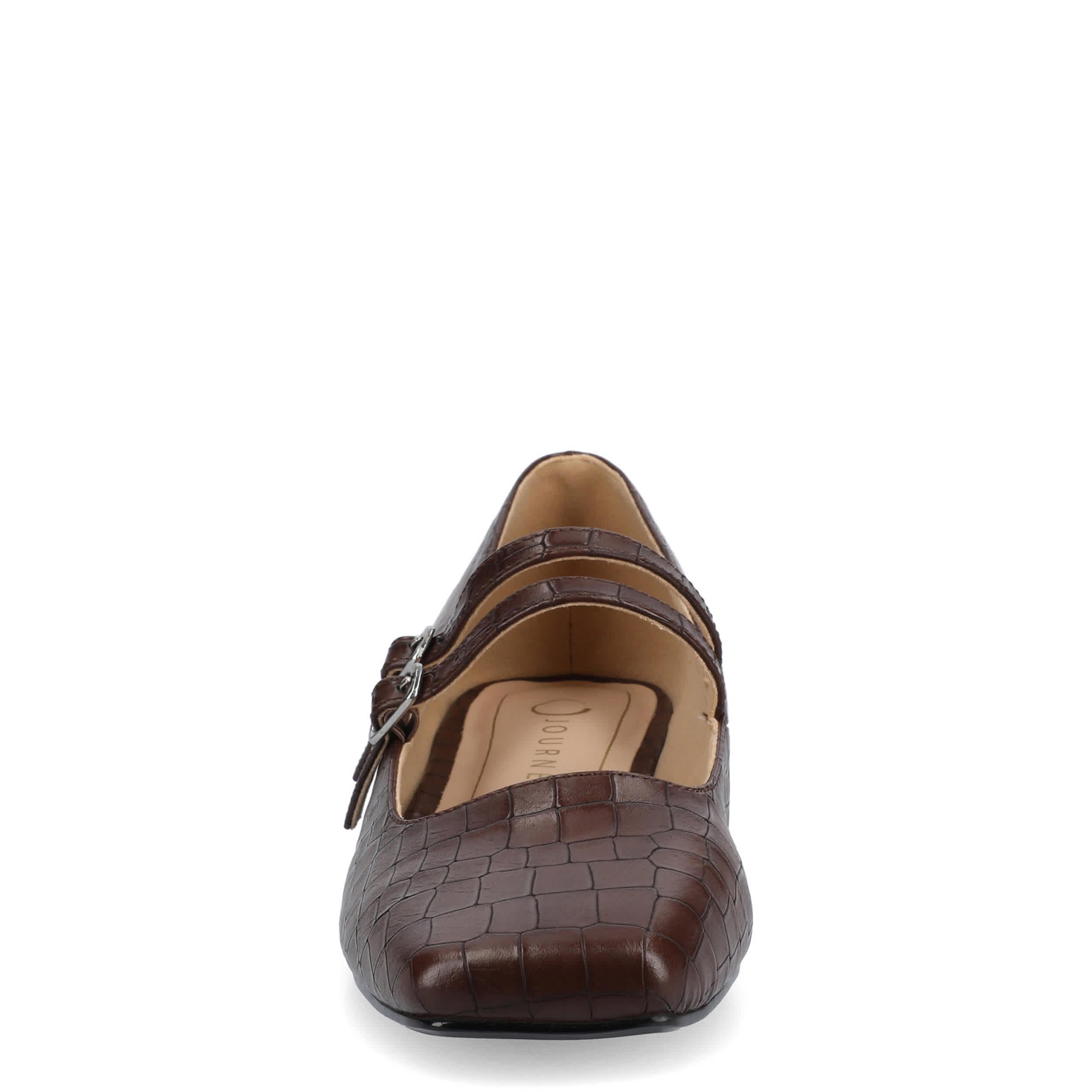 JOURNEE COLLECTION-WOMENS GREDAH FLAT-BROWN & 