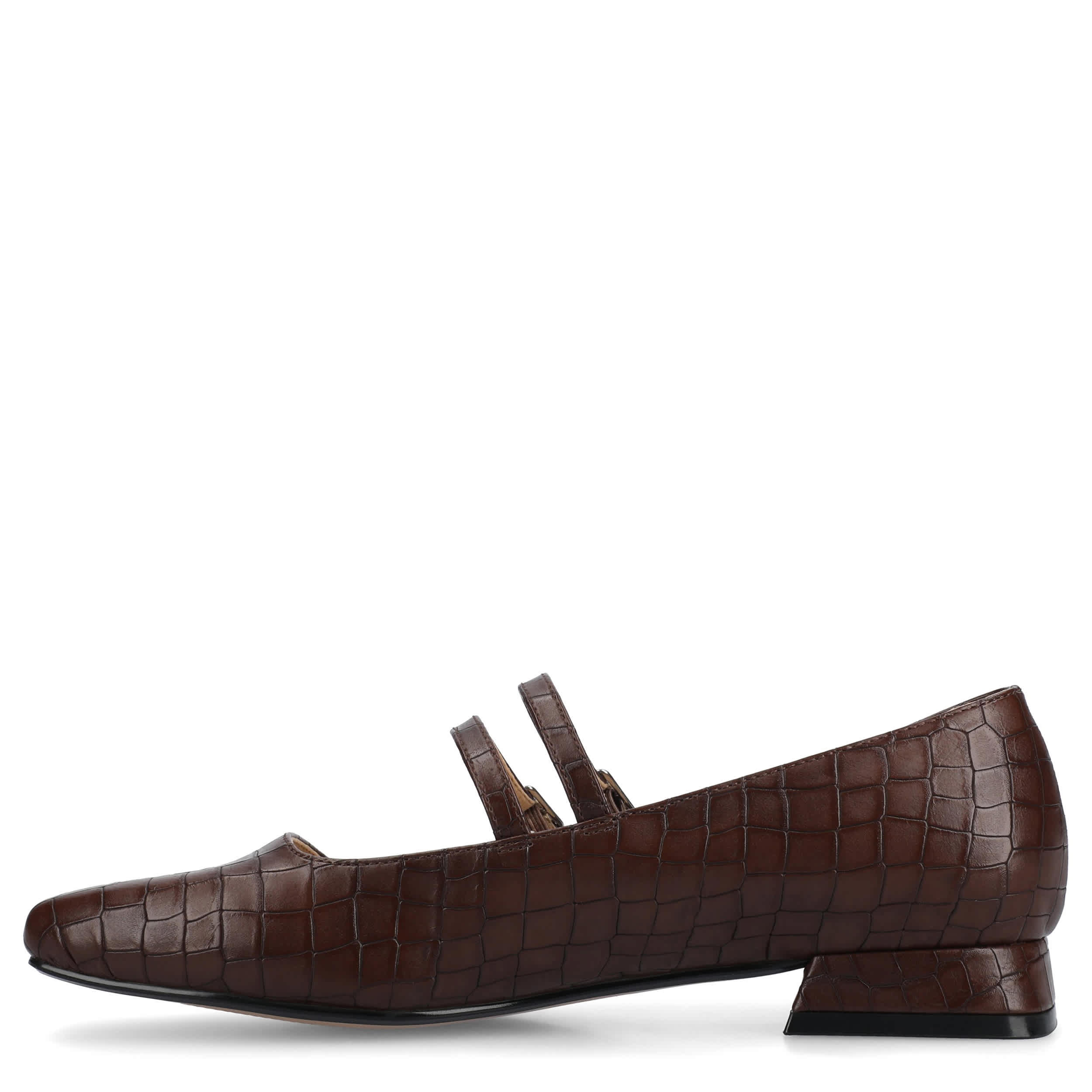 JOURNEE COLLECTION-WOMENS GREDAH FLAT-BROWN & 