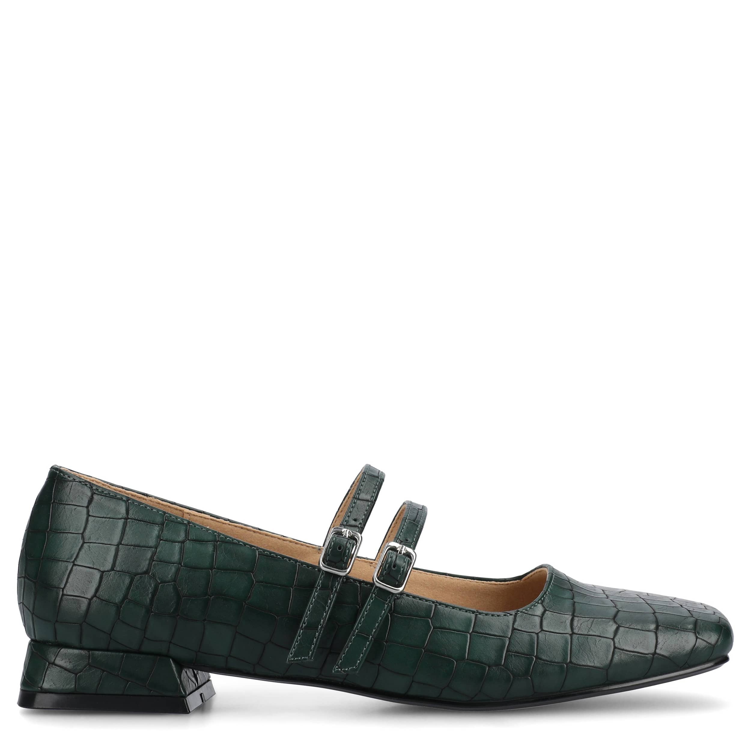 JOURNEE COLLECTION-WOMENS GREDAH FLAT-GREEN & 