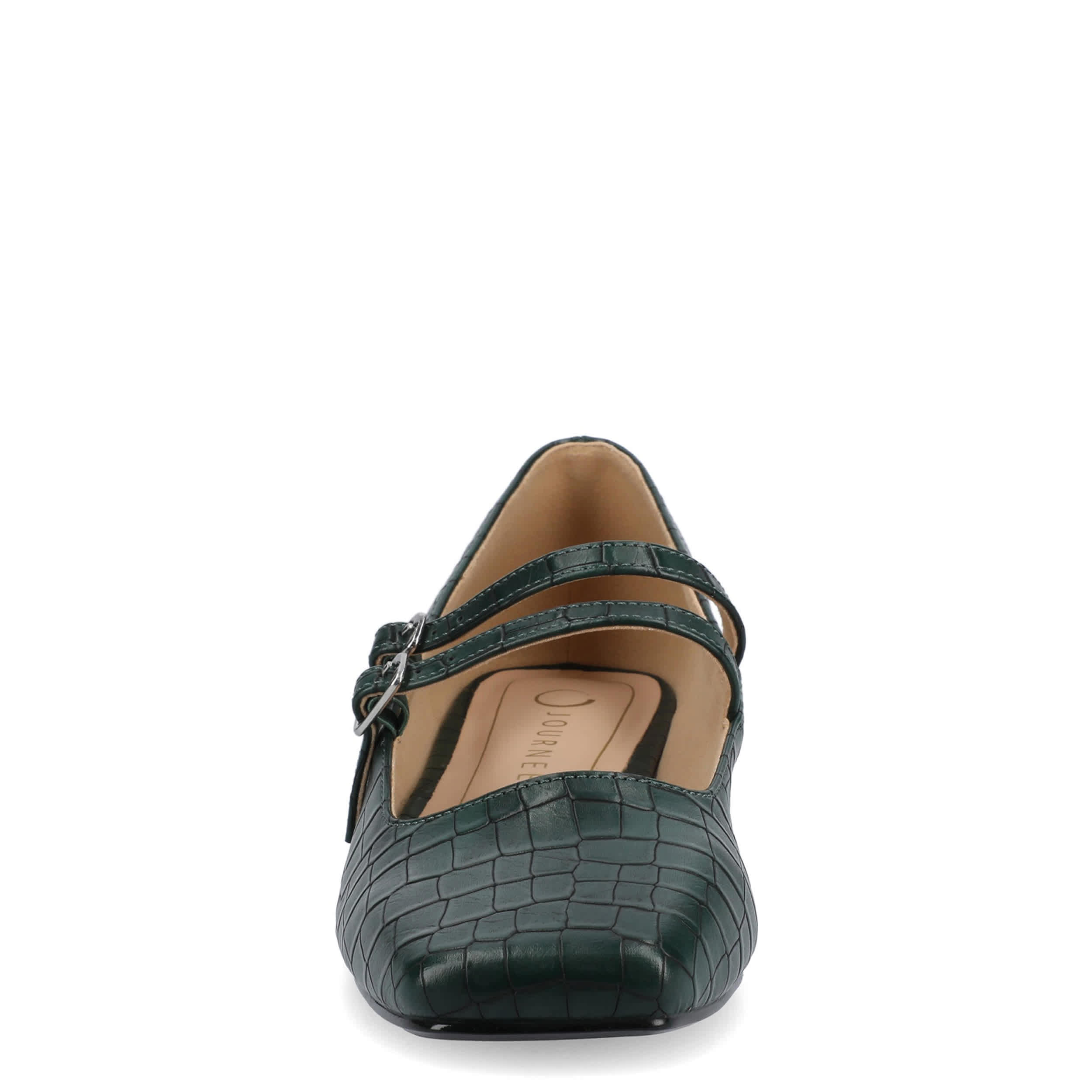JOURNEE COLLECTION-WOMENS GREDAH FLAT-GREEN & 