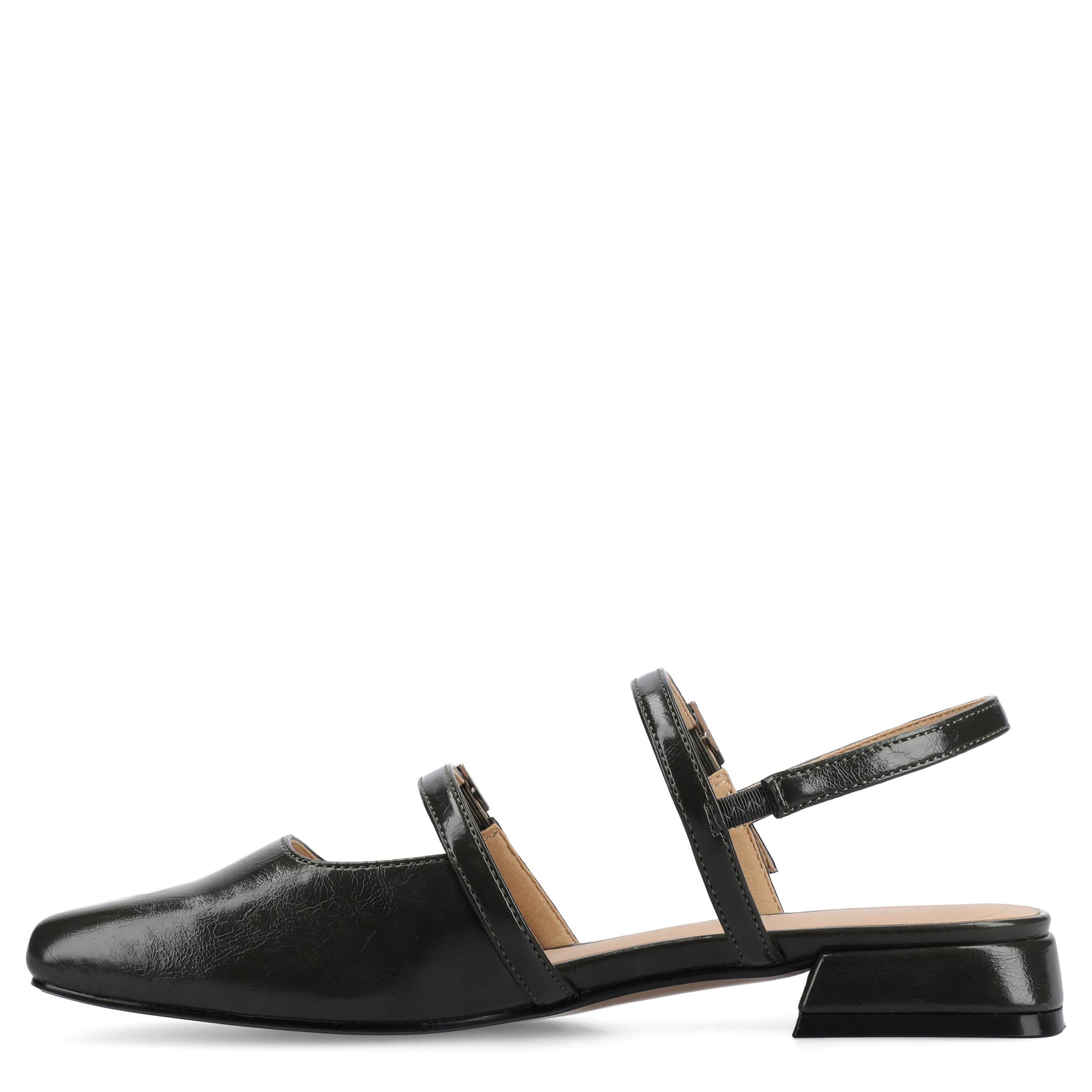 JOURNEE COLLECTION-WOMENS GRETCHENN FLAT-OLIVE & 