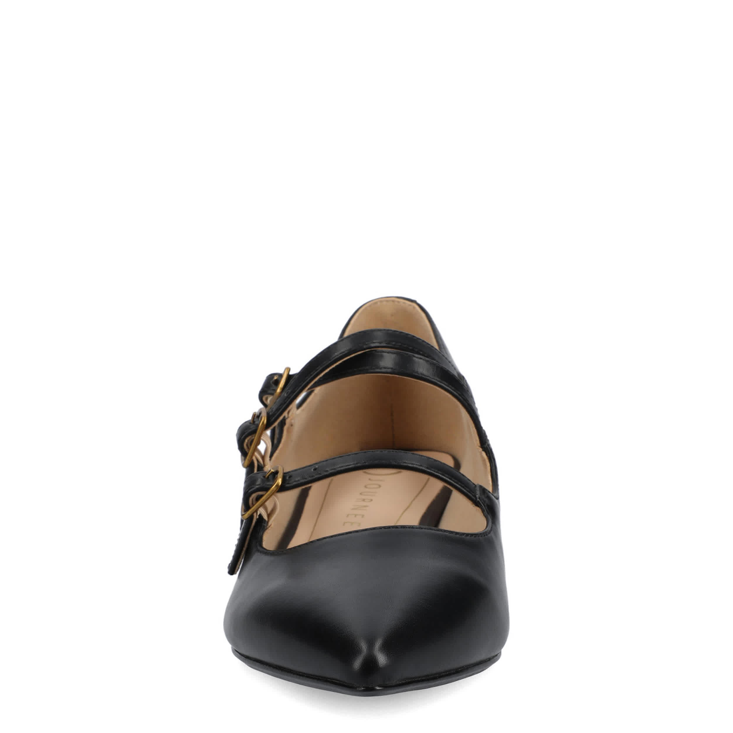 JOURNEE COLLECTION-WOMENS GRETAL FLAT-BLACK & 