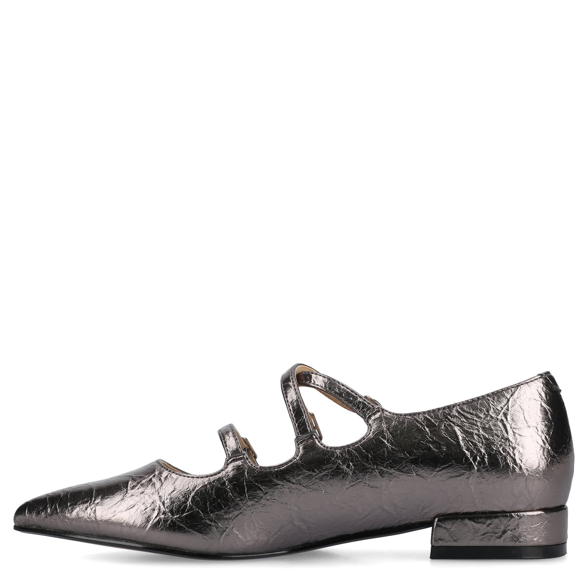 JOURNEE COLLECTION-WOMENS GRETAL FLAT-PEWTER & 