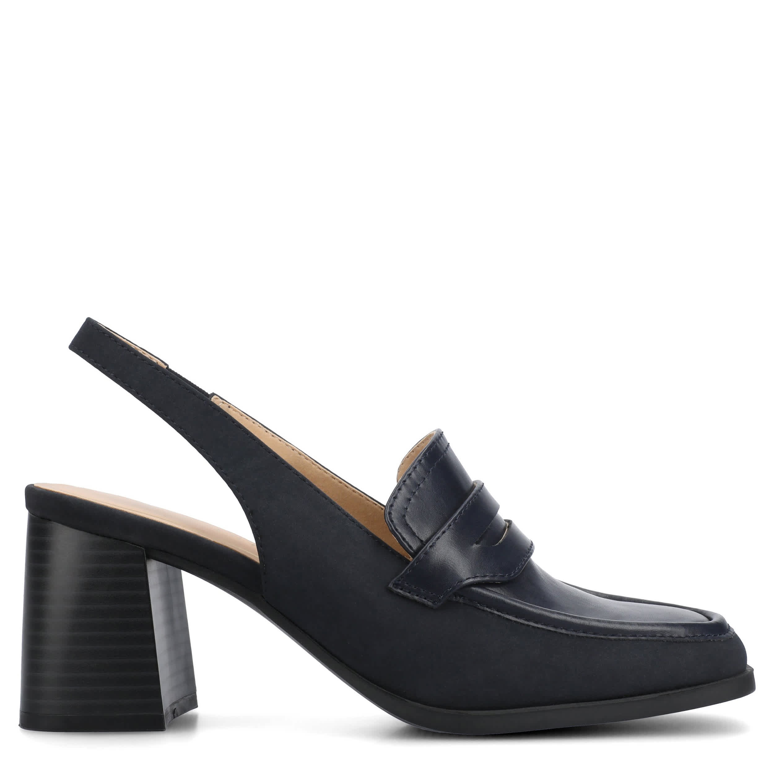 JOURNEE COLLECTION-WOMENS HENRIKA PUMP-NAVY & 