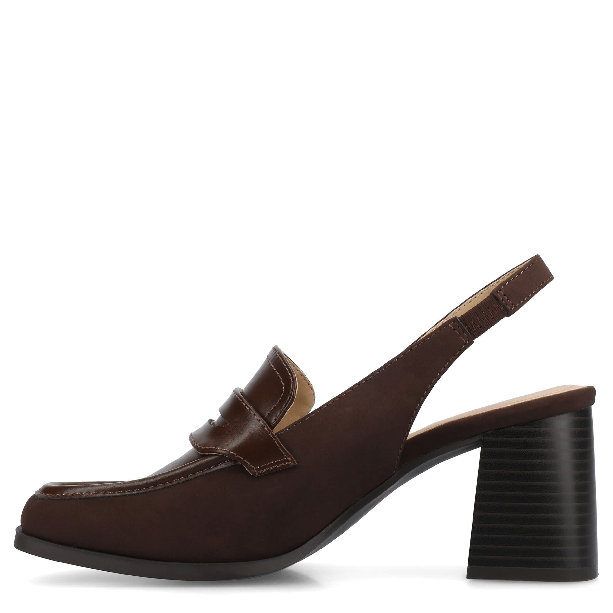 JOURNEE COLLECTION-WOMENS HENRIKA PUMP-CHOCOLATE & 
