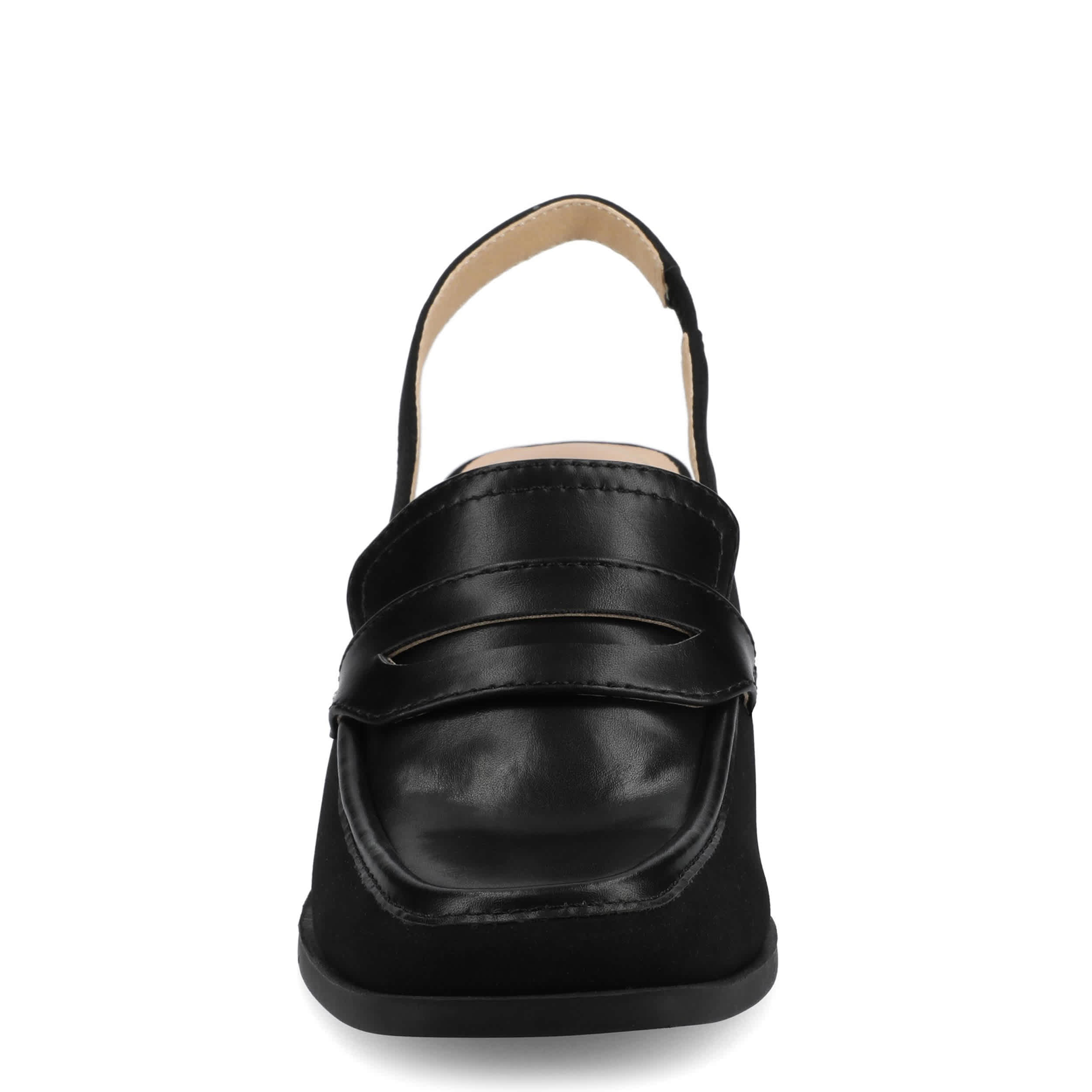 JOURNEE COLLECTION-WOMENS HENRIKA PUMP-BLACK & 