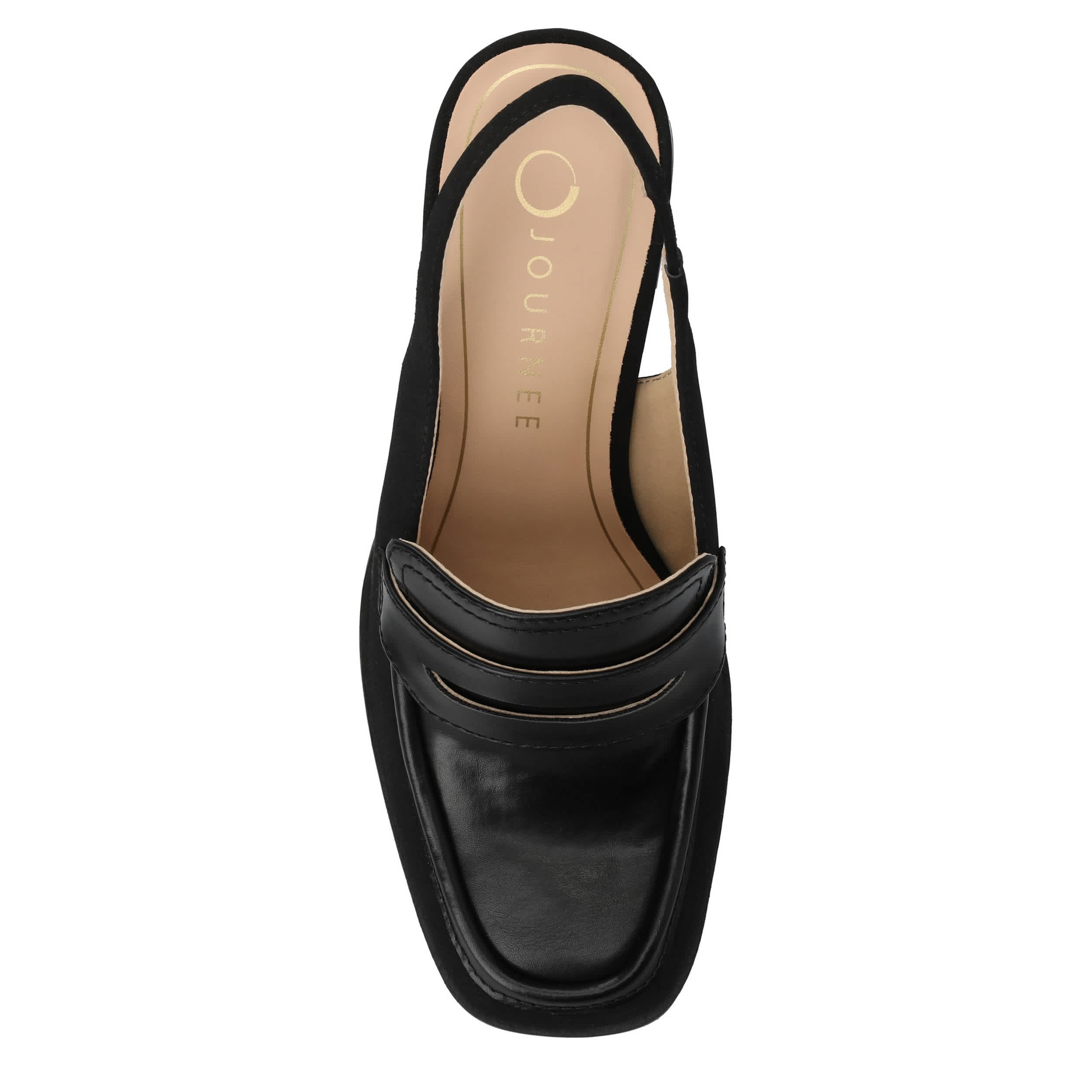 JOURNEE COLLECTION-WOMENS HENRIKA PUMP-BLACK & 