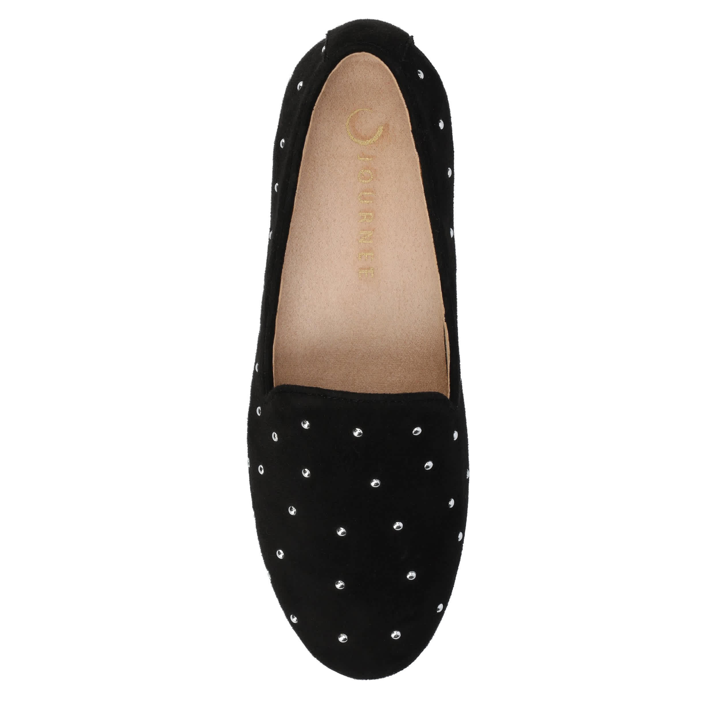 JOURNEE COLLECTION-WOMENS ISHANI LOAFER-BLACK & 