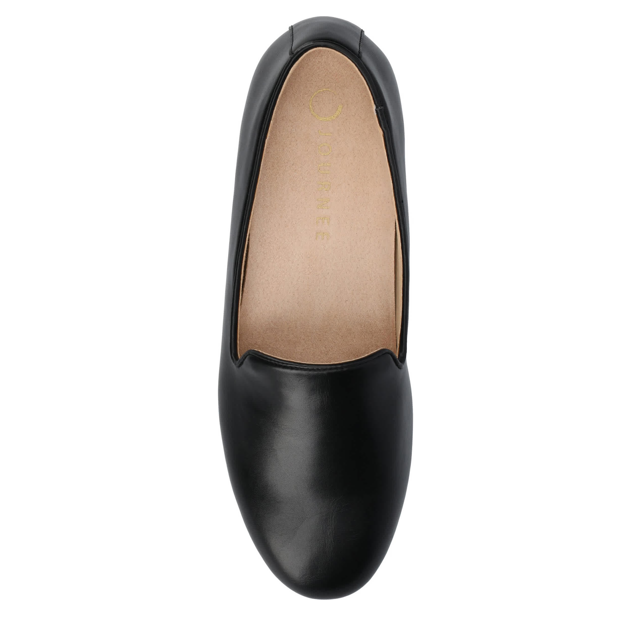 JOURNEE COLLECTION-WOMENS ISHANI LOAFER-BLACK & 