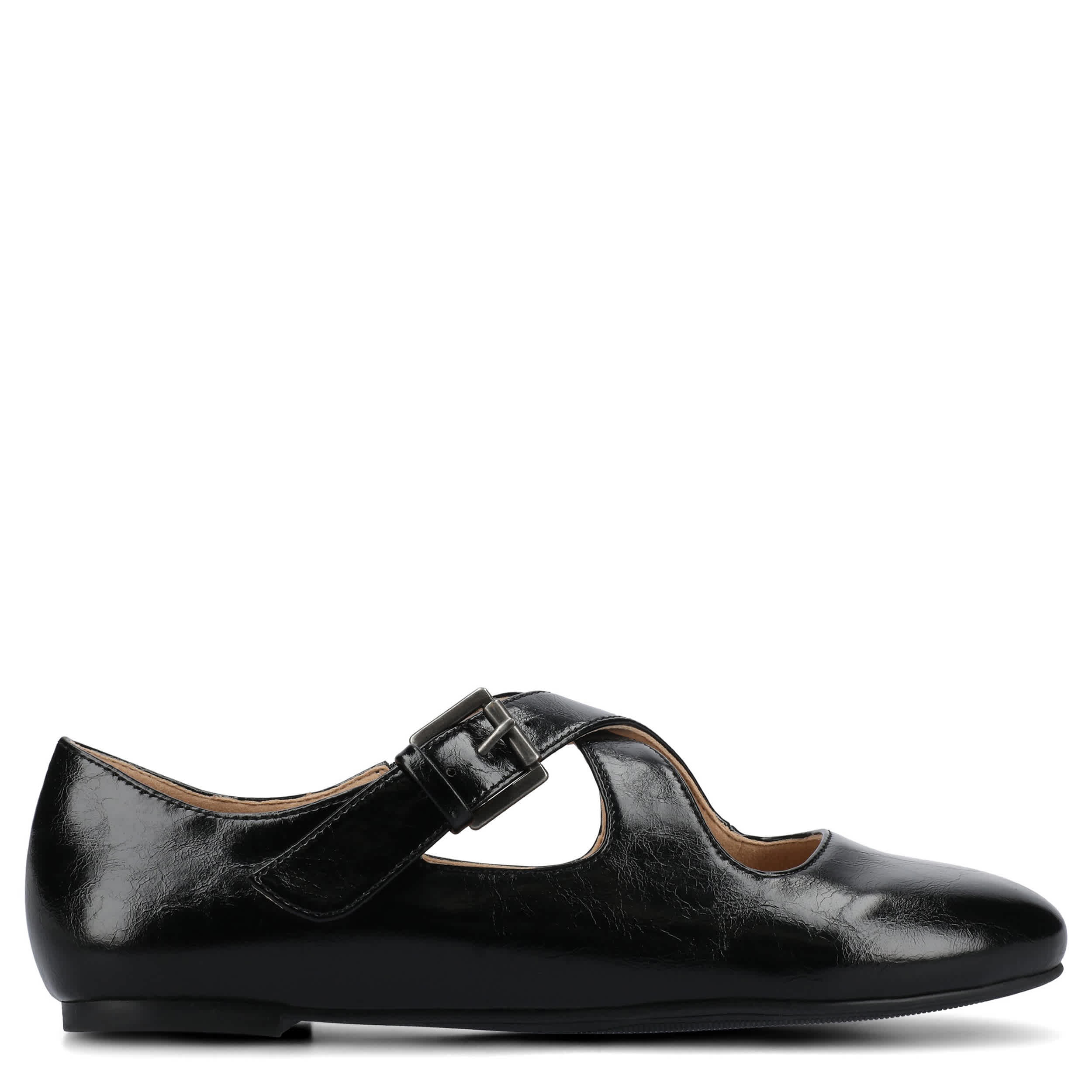 JOURNEE COLLECTION-WOMENS IVANNA FLAT-BLACK & 