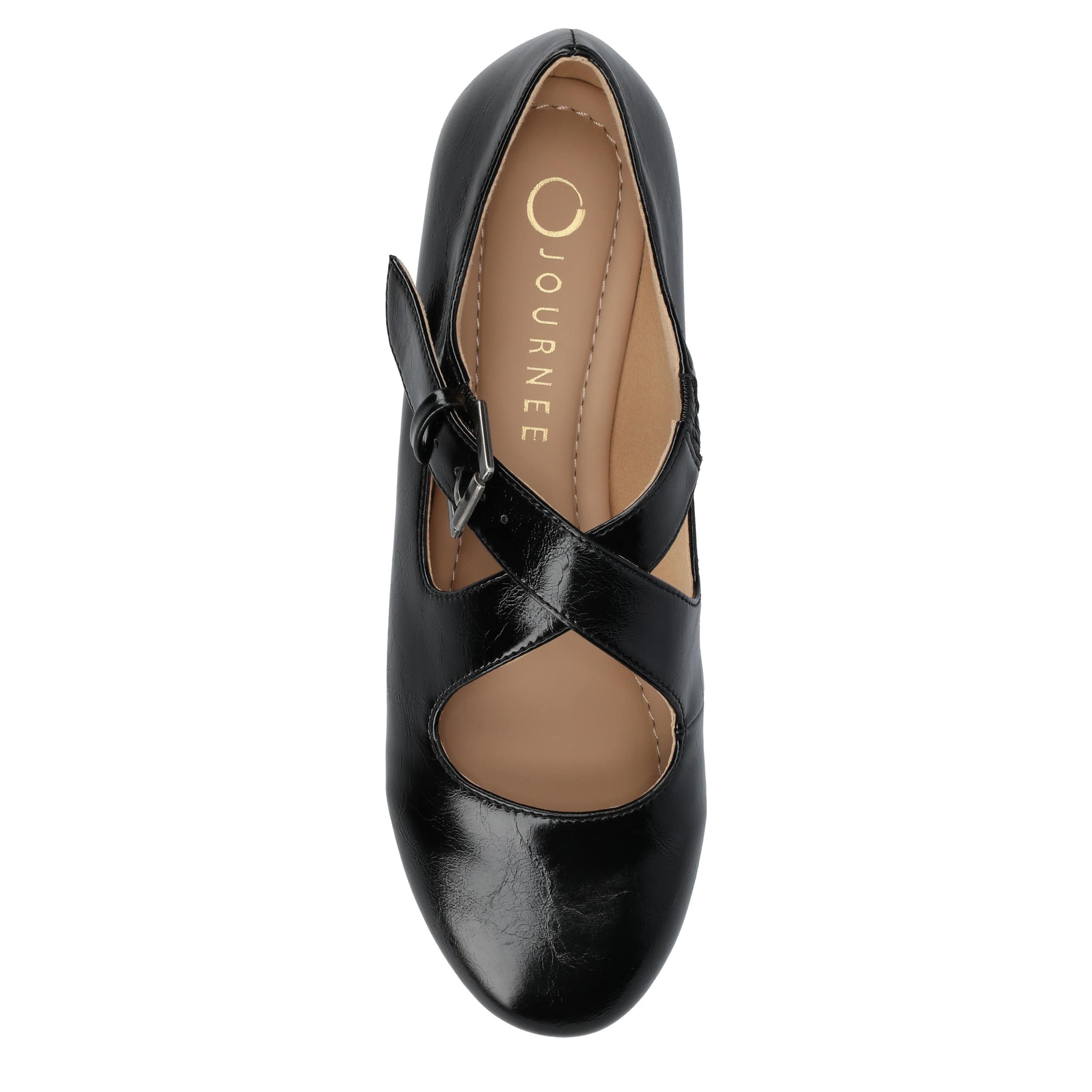 JOURNEE COLLECTION-WOMENS IVANNA FLAT-BLACK & 