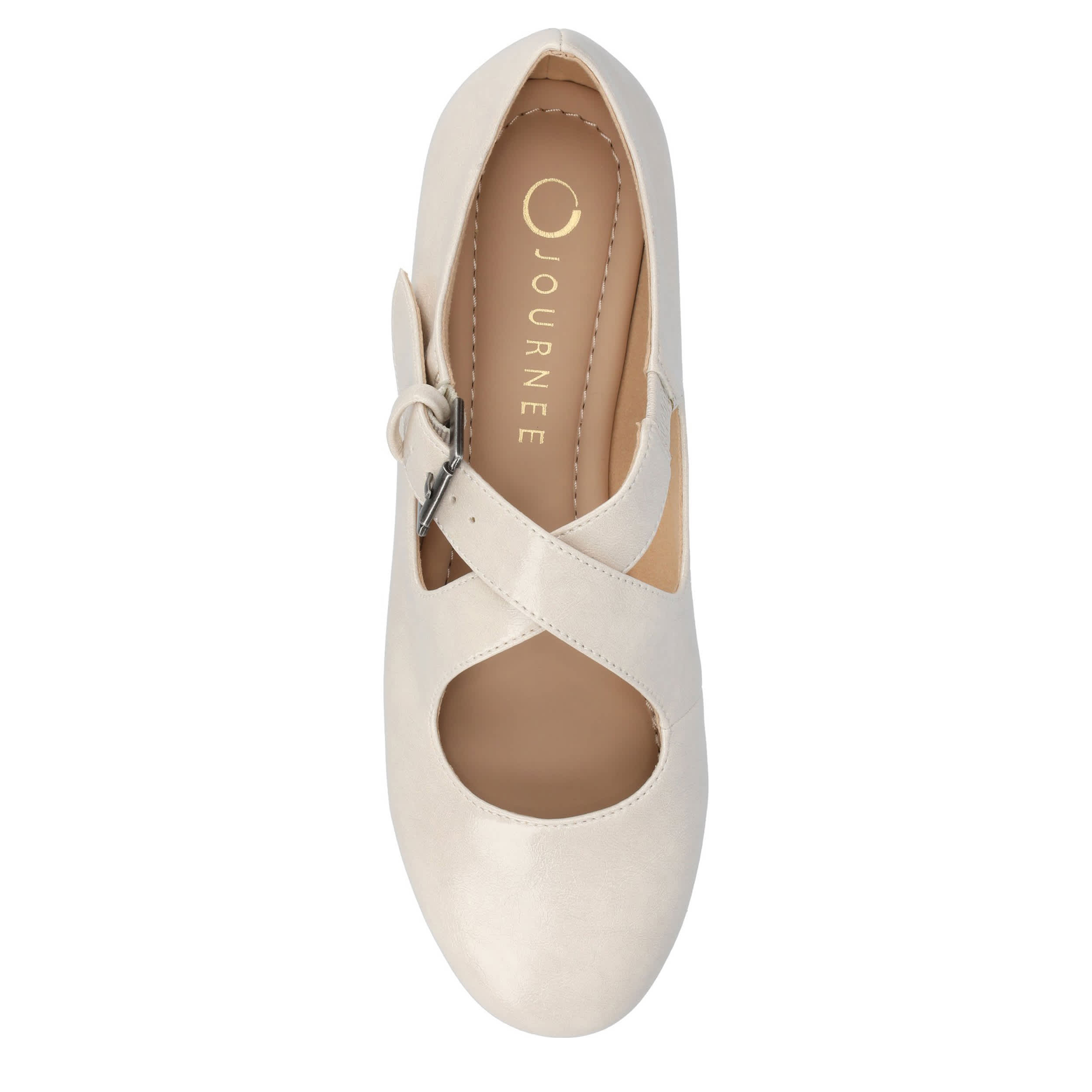 JOURNEE COLLECTION-WOMENS IVANNA FLAT-BONE & 