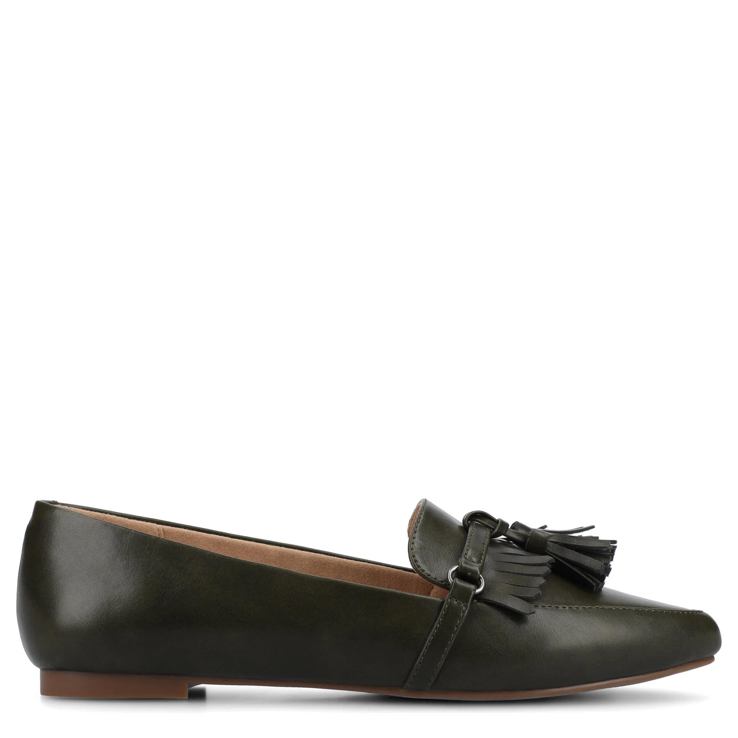 JOURNEE COLLECTION-WOMENS JANNA LOAFER-OLIVE & 