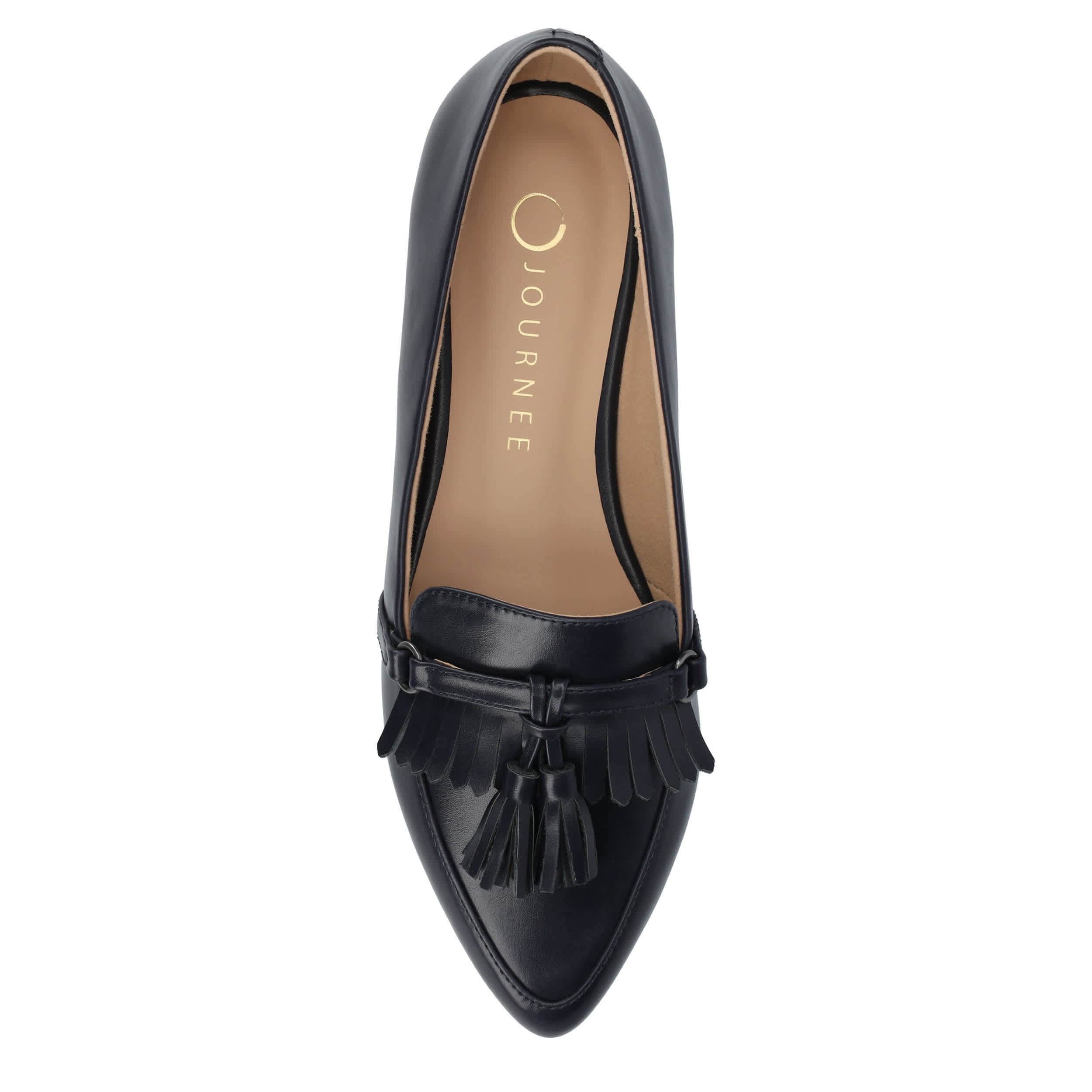 JOURNEE COLLECTION-WOMENS JANNAH LOAFER-NAVY & 