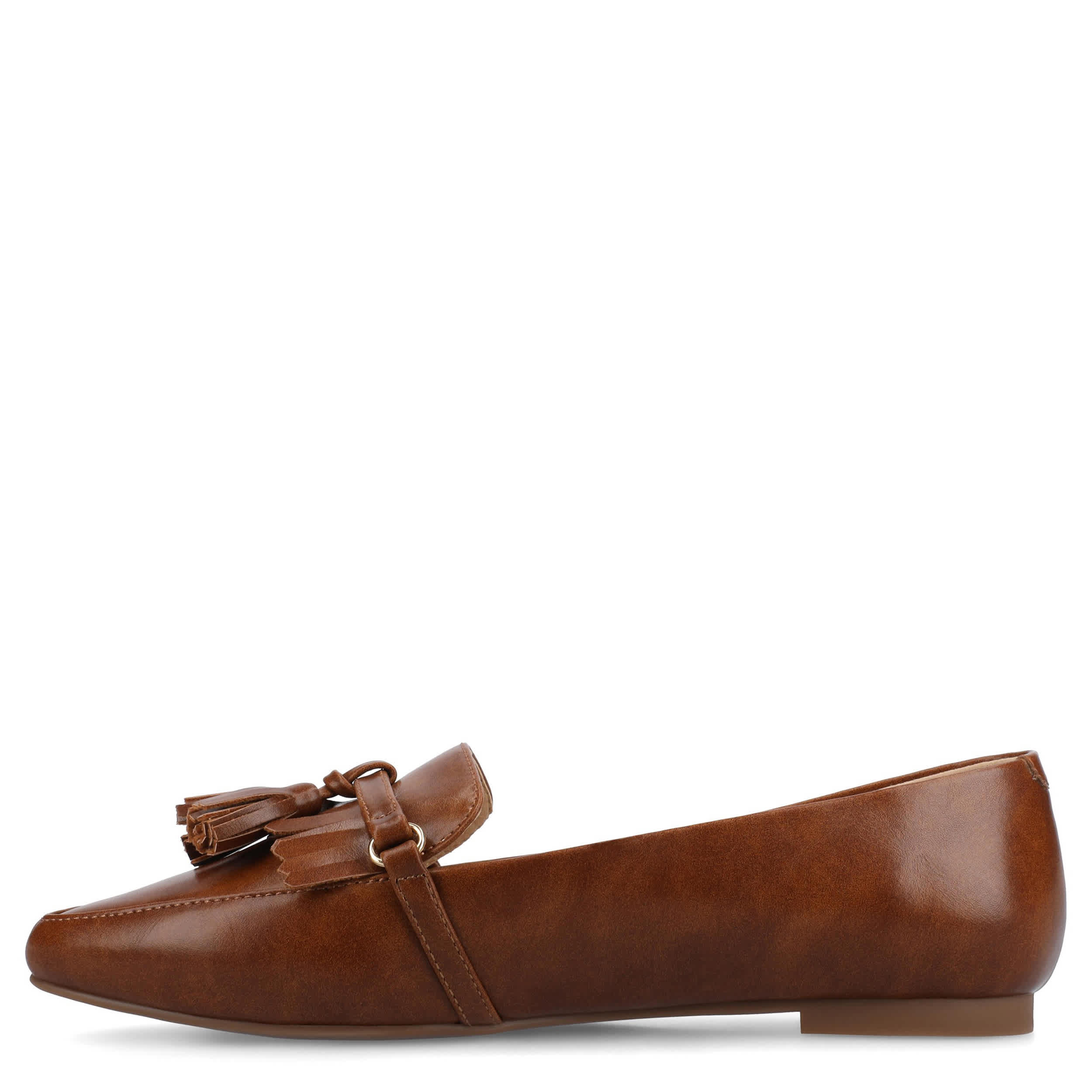 JOURNEE COLLECTION-WOMENS JANNAH LOAFER-COGNAC & 