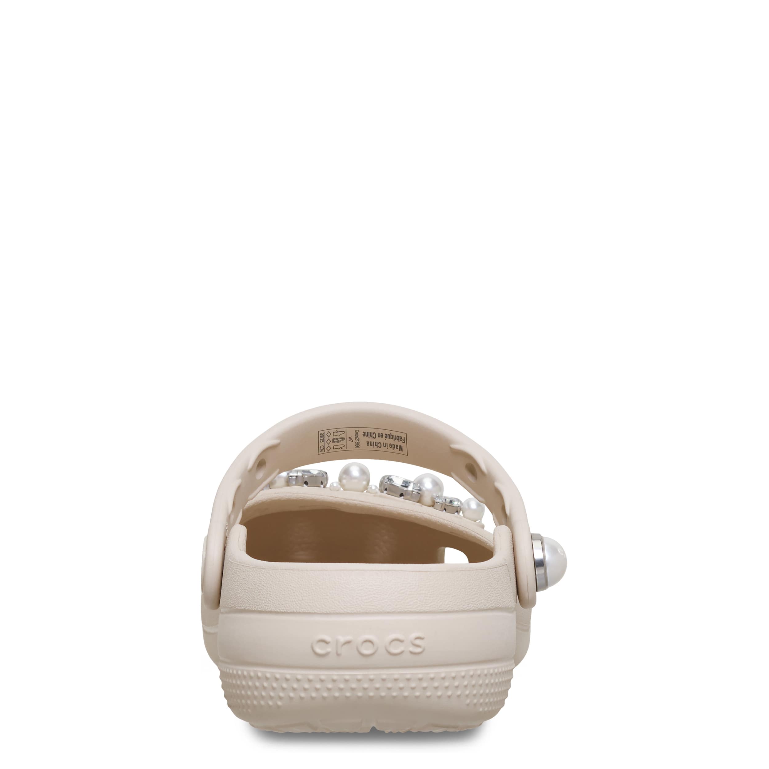 CROCS-WOMENS CLASSIC PEARLS BALLET CLOG-FRAPPE & 