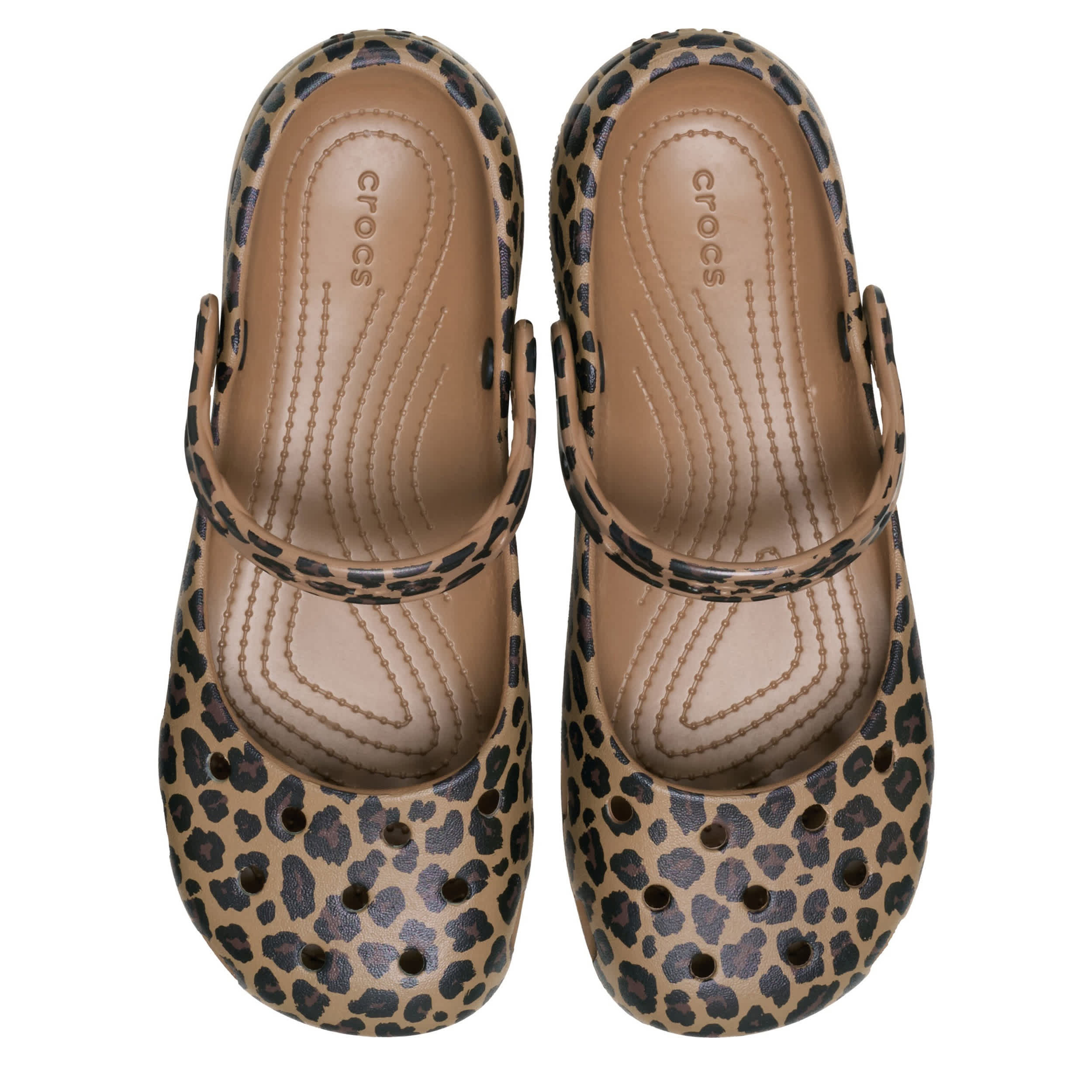 CROCS-WOMENS CLASSIC BALLET CLOG-LEOPARD & 