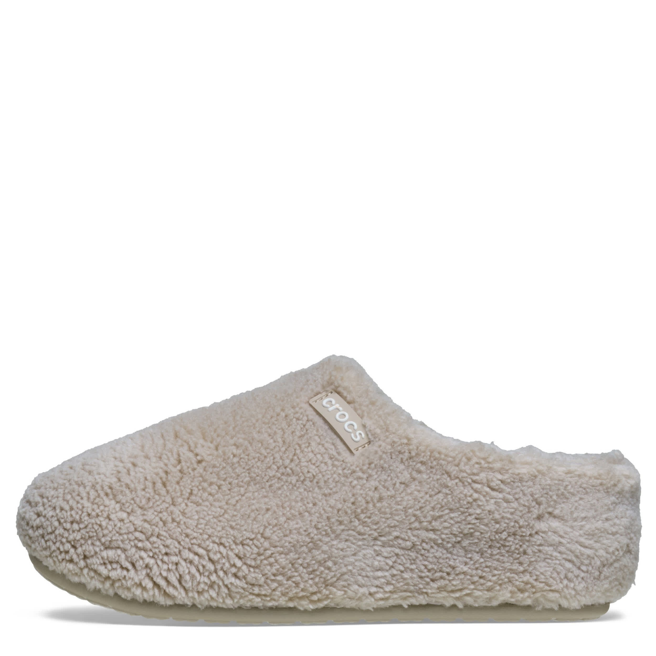 CROCS-WOMENS CLASSIC CAFE SLIPPER CLOG-TAUPE & 