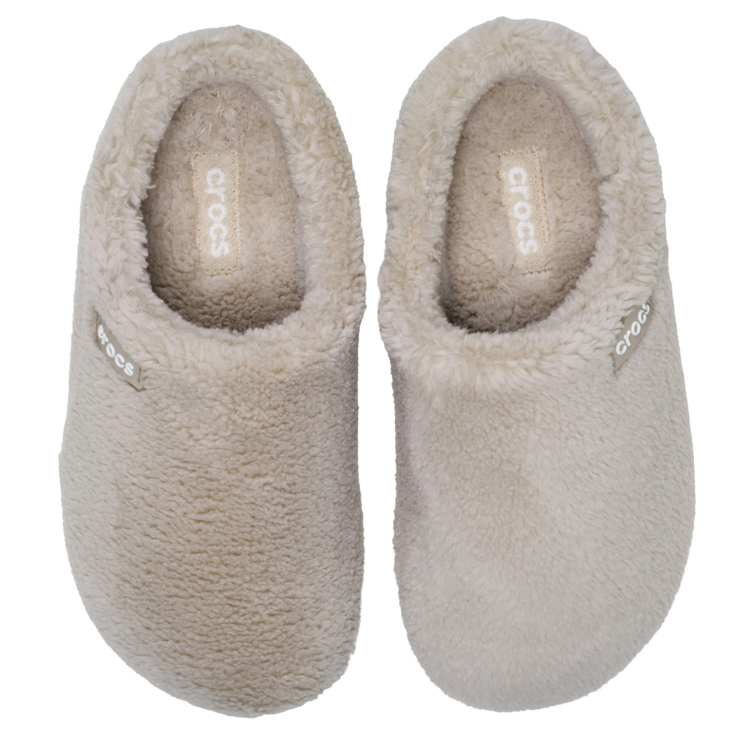 CROCS-WOMENS CLASSIC CAFE SLIPPER CLOG-TAUPE & 