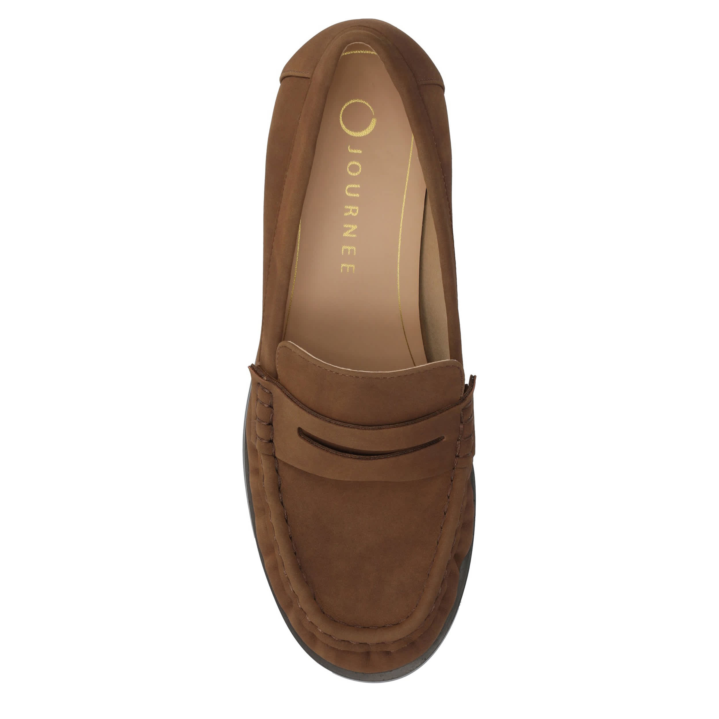 JOURNEE COLLECTION-WOMENS DANNA LOAFER-BROWN & 