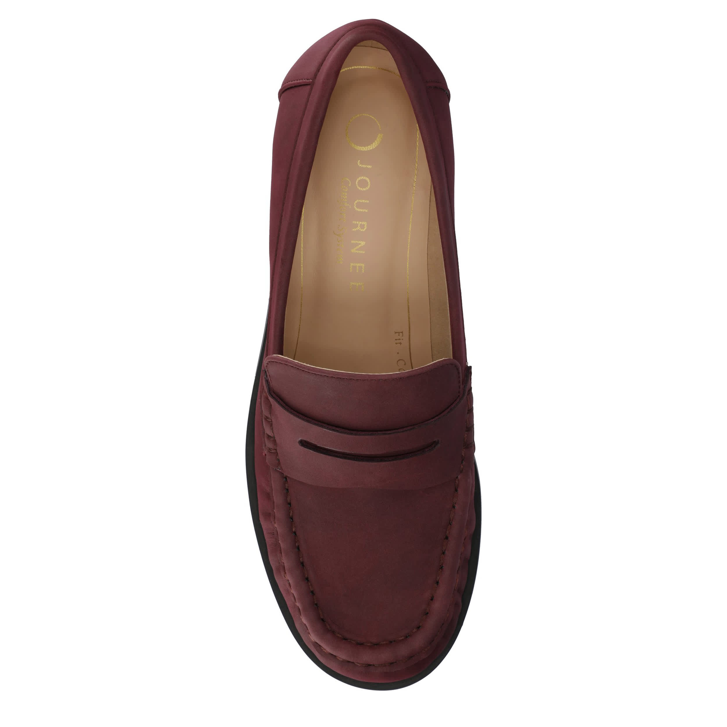 JOURNEE COLLECTION-WOMENS DANNA LOAFER-BURGUNDY & 