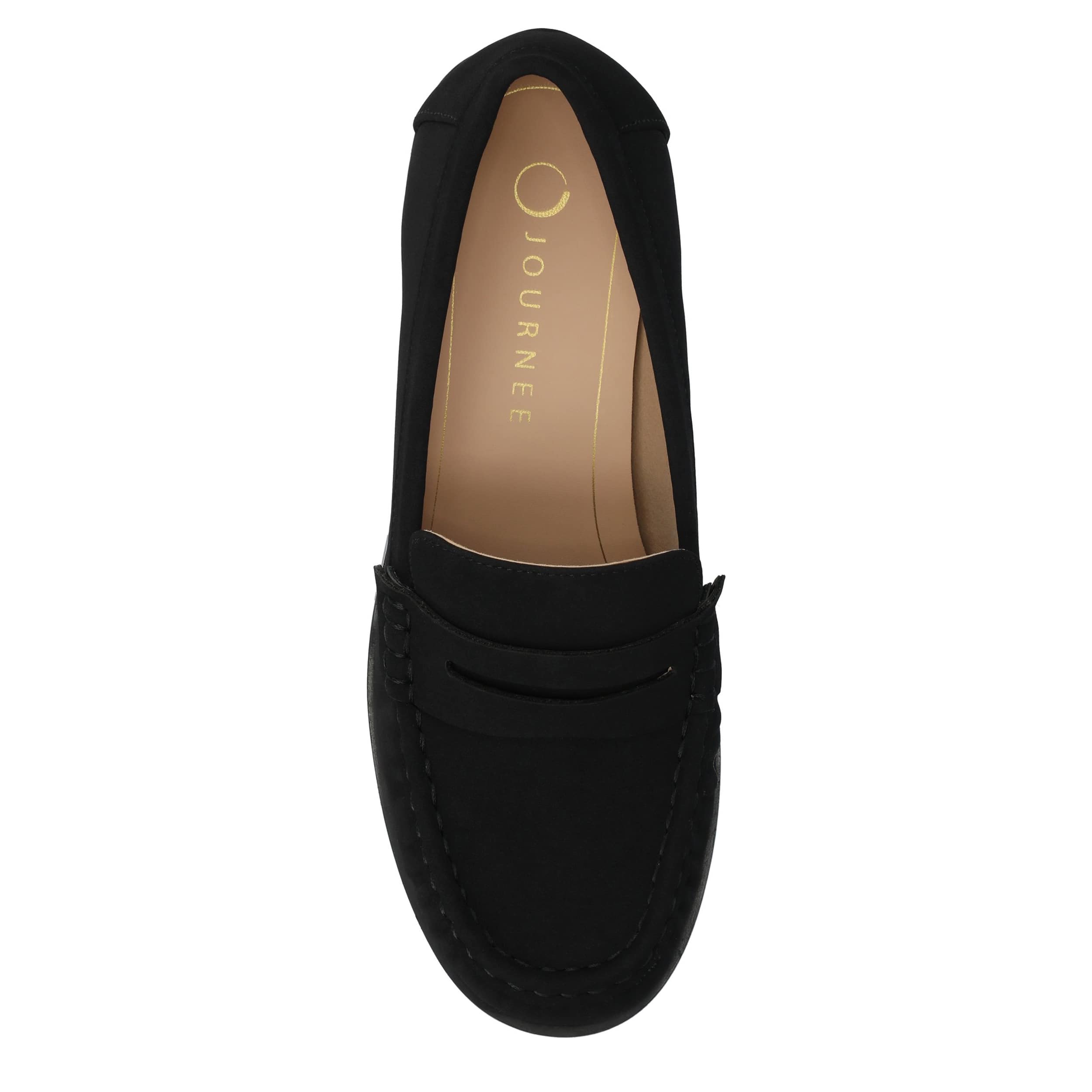 JOURNEE COLLECTION-WOMENS DANNA LOAFER-BLACK & 