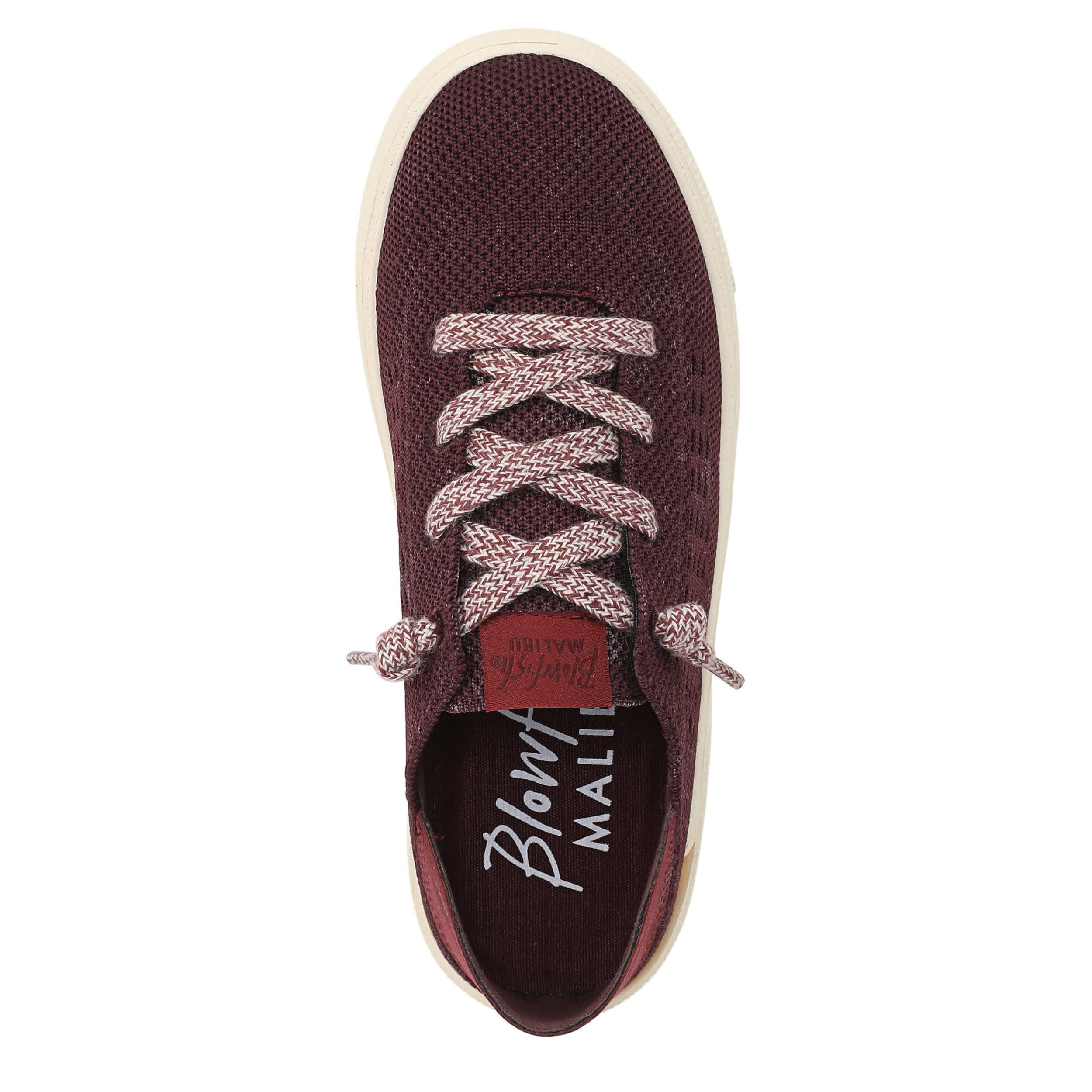 BLOWFISH MALIBU-WOMENS OVERBOARD SNEAKER-BURGUNDY & 